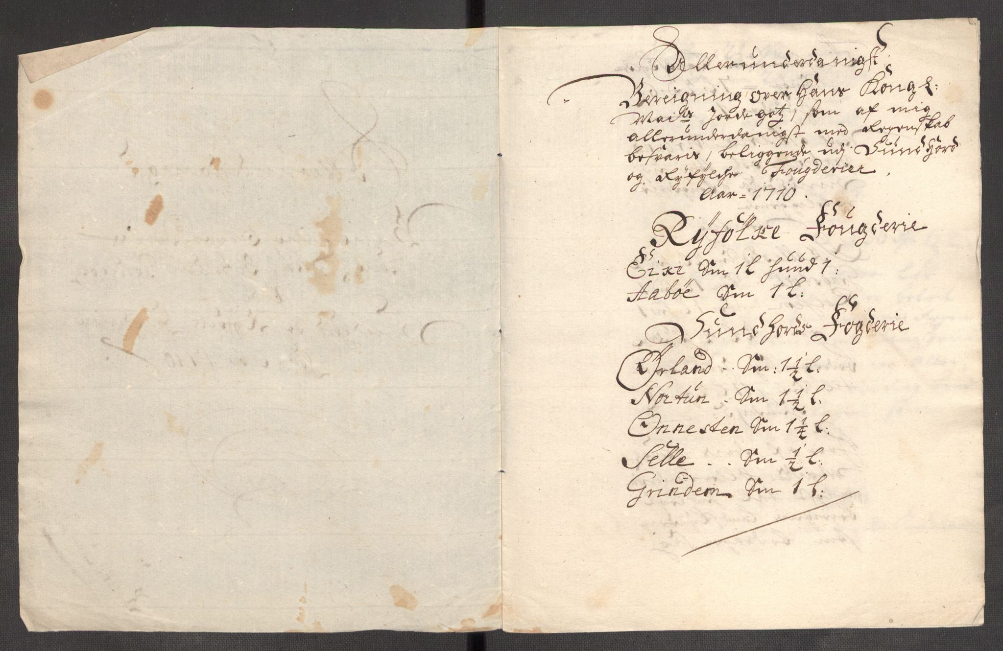 Rentekammeret inntil 1814, Reviderte regnskaper, Fogderegnskap, AV/RA-EA-4092/R48/L2986: Fogderegnskap Sunnhordland og Hardanger, 1709-1710, p. 358