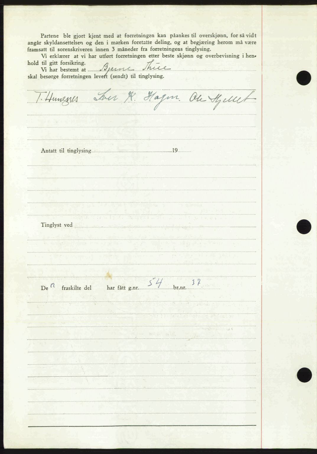 Romsdal sorenskriveri, AV/SAT-A-4149/1/2/2C: Mortgage book no. A30, 1949-1949, Diary no: : 2355/1949