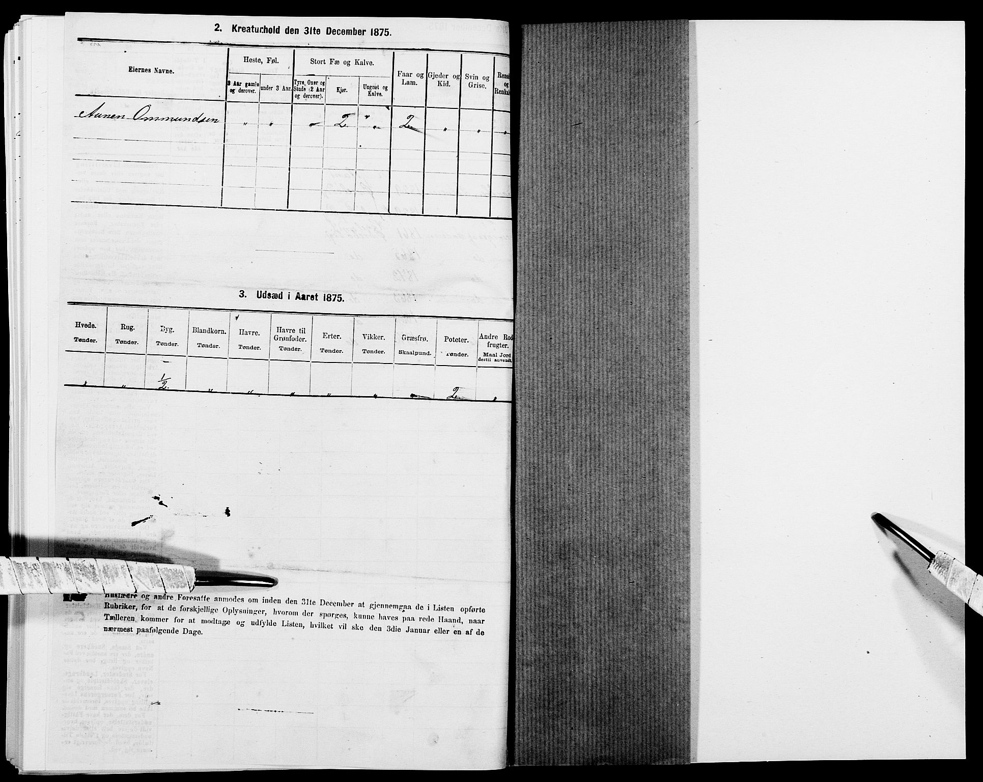 SAK, 1875 census for 1016P Øvrebø, 1875, p. 503