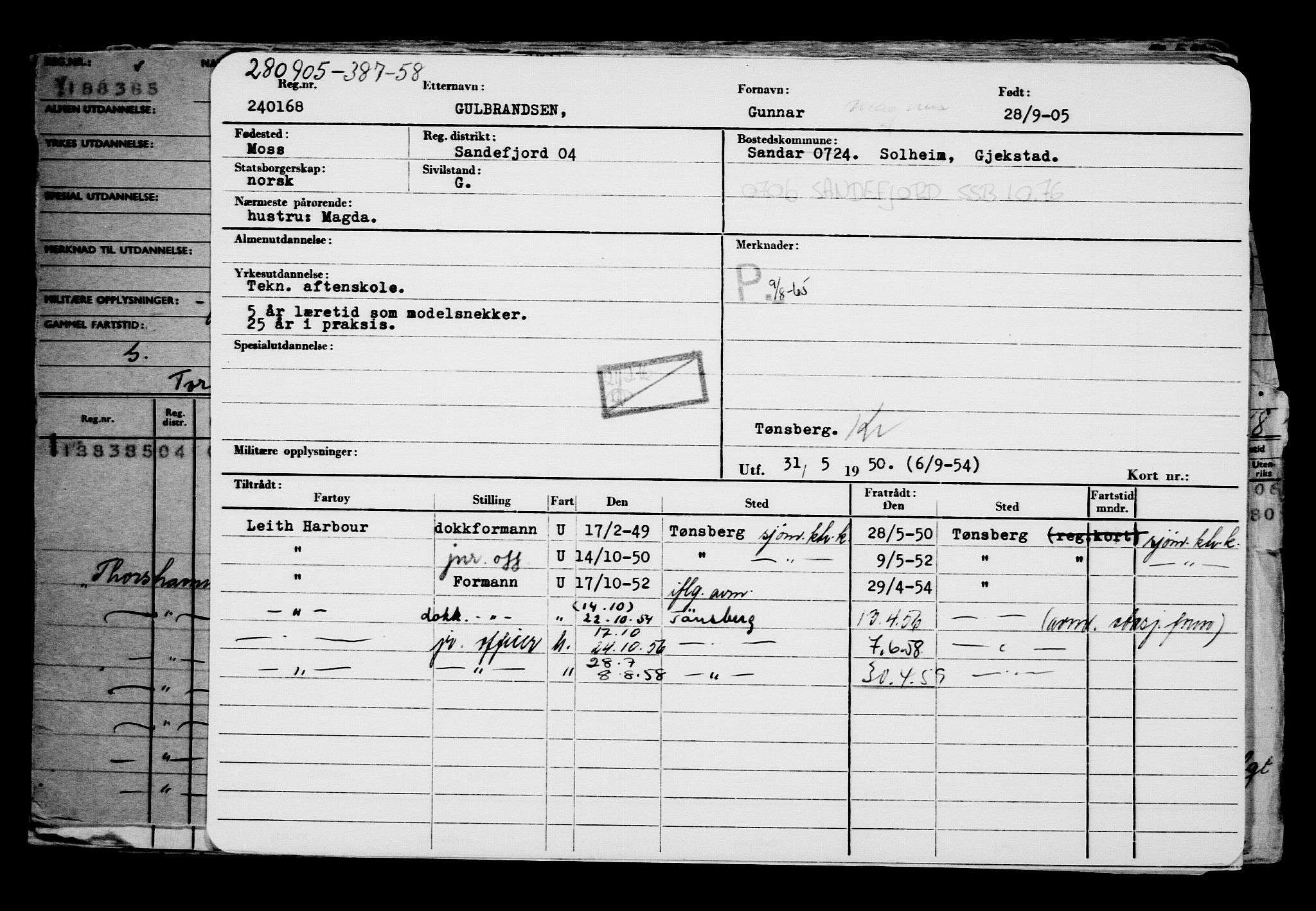 Direktoratet for sjømenn, AV/RA-S-3545/G/Gb/L0061: Hovedkort, 1905, p. 349