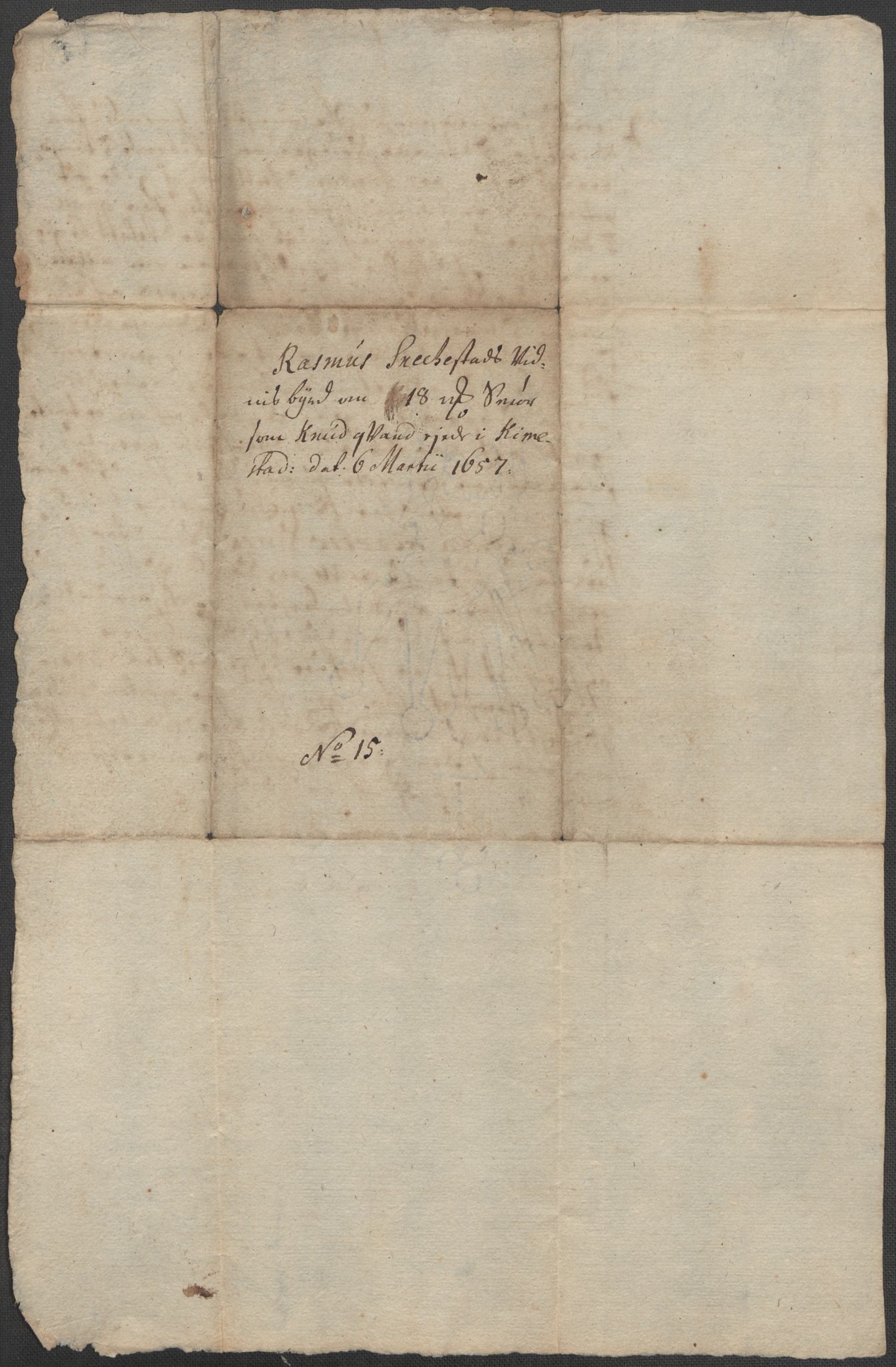 Riksarkivets diplomsamling, AV/RA-EA-5965/F15/L0024: Prestearkiv - Vestfold, 1619-1681, p. 183