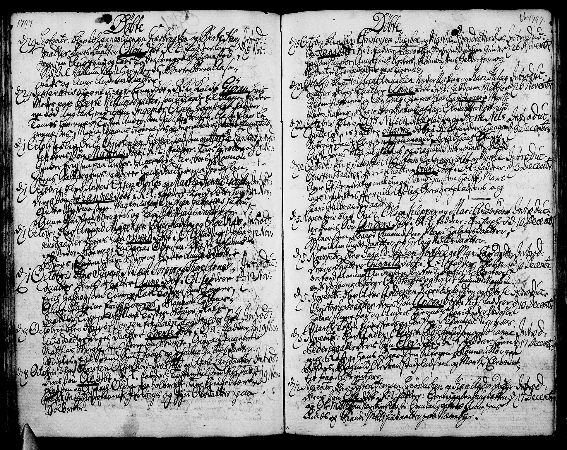 Rakkestad prestekontor Kirkebøker, AV/SAO-A-2008/F/Fa/L0002: Parish register (official) no. I 2, 1741-1751, p. 66