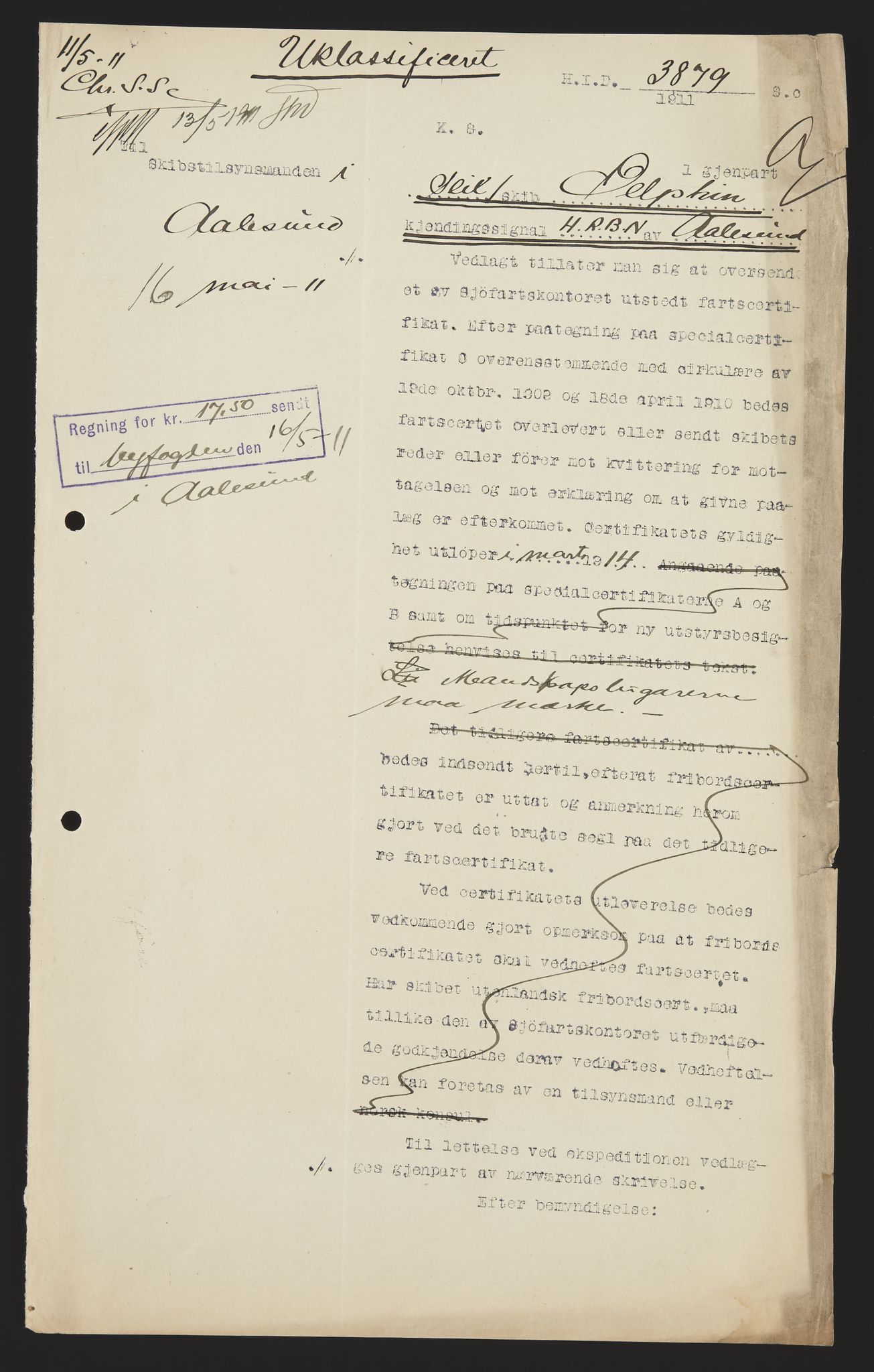 Sjøfartsdirektoratet med forløpere, skipsmapper slettede skip, AV/RA-S-4998/F/Fa/L0236: --, 1866-1926, p. 269