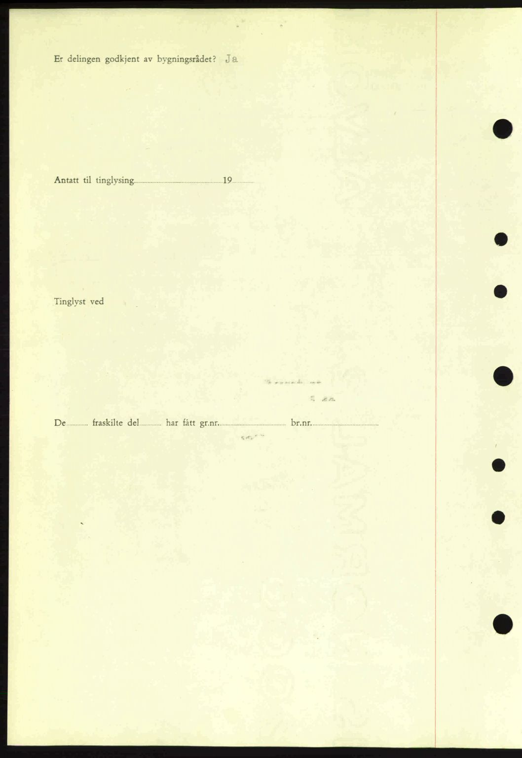 Moss sorenskriveri, SAO/A-10168: Mortgage book no. A9, 1941-1942, Diary no: : 33/1942