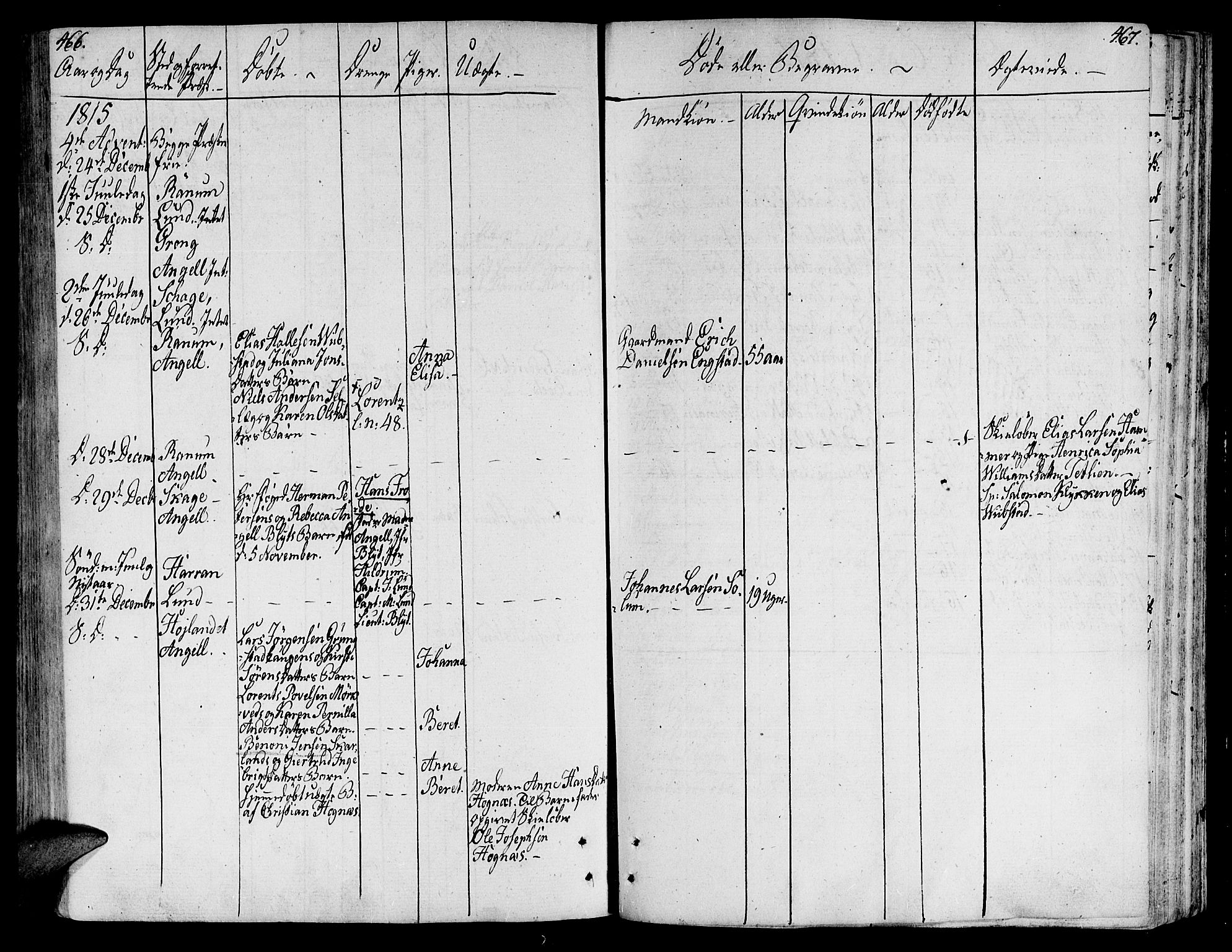 Ministerialprotokoller, klokkerbøker og fødselsregistre - Nord-Trøndelag, SAT/A-1458/764/L0545: Parish register (official) no. 764A05, 1799-1816, p. 466-467