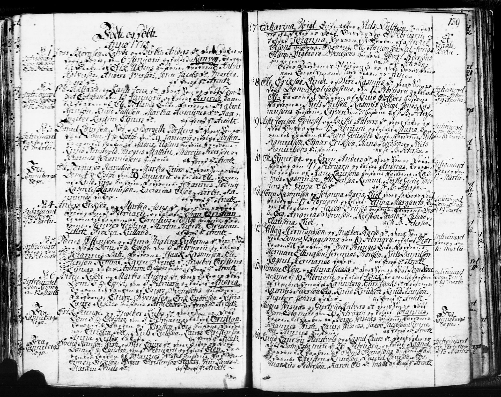 Domkirken sokneprestkontor, SAST/A-101812/001/30/30BB/L0004: Parish register (copy) no. B 4, 1752-1790, p. 139