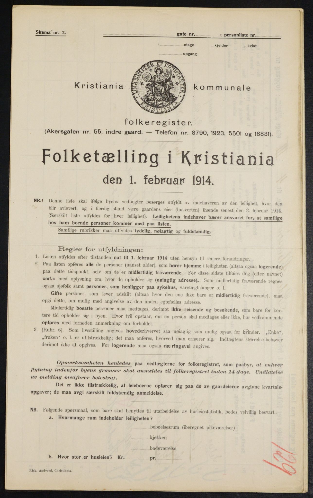 OBA, Municipal Census 1914 for Kristiania, 1914, p. 78831