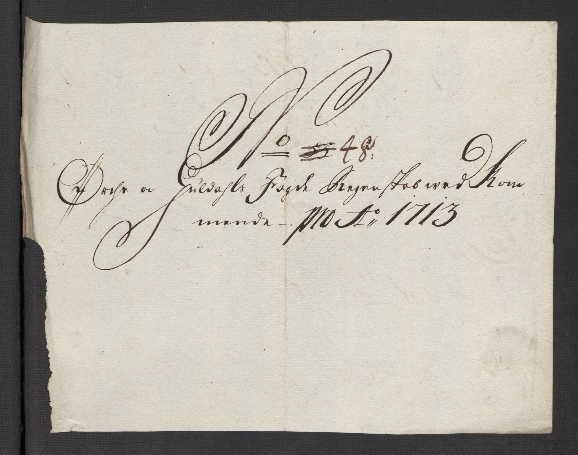 Rentekammeret inntil 1814, Reviderte regnskaper, Fogderegnskap, AV/RA-EA-4092/R60/L3964: Fogderegnskap Orkdal og Gauldal, 1713, p. 411