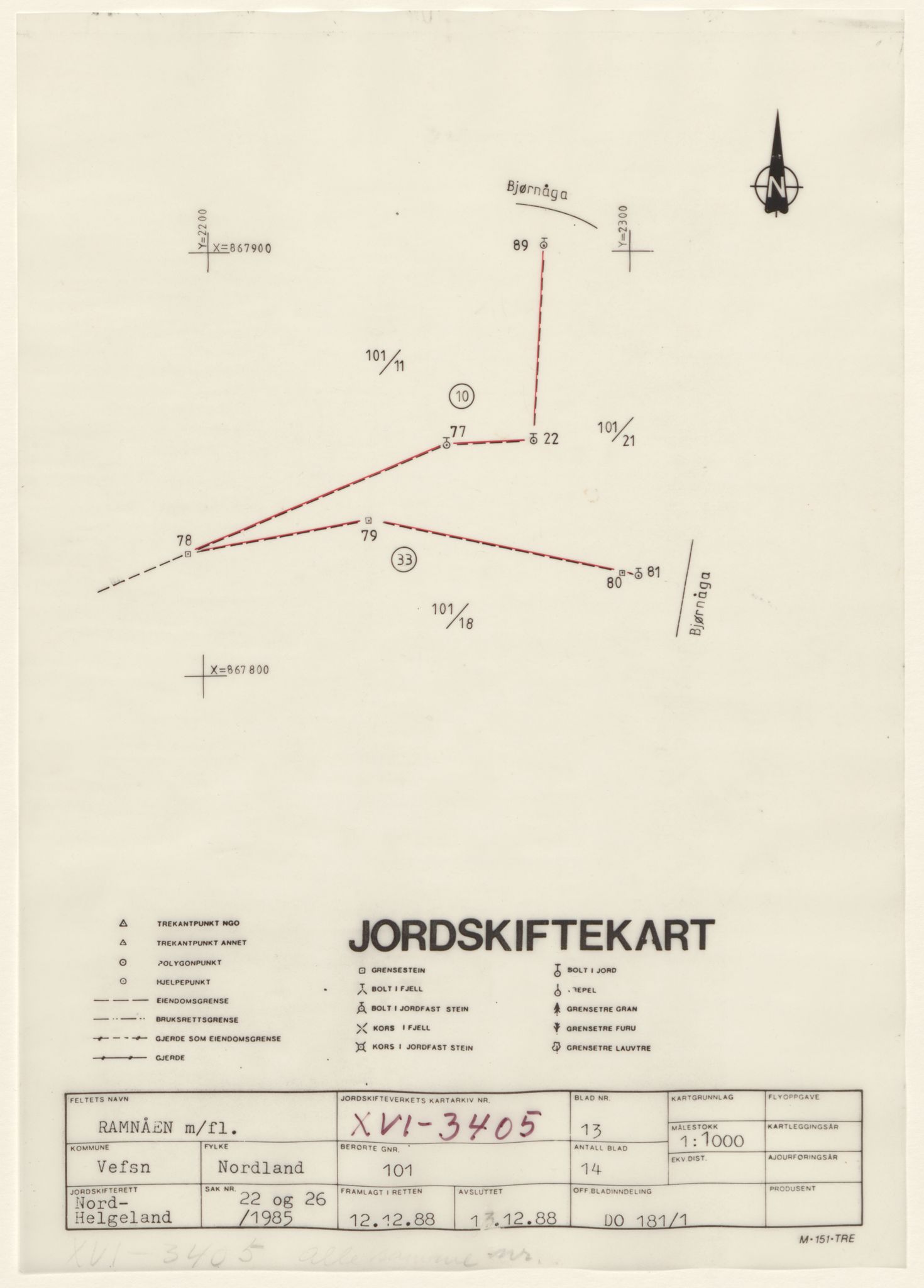 Jordskifteverkets kartarkiv, RA/S-3929/T, 1859-1988, p. 4433
