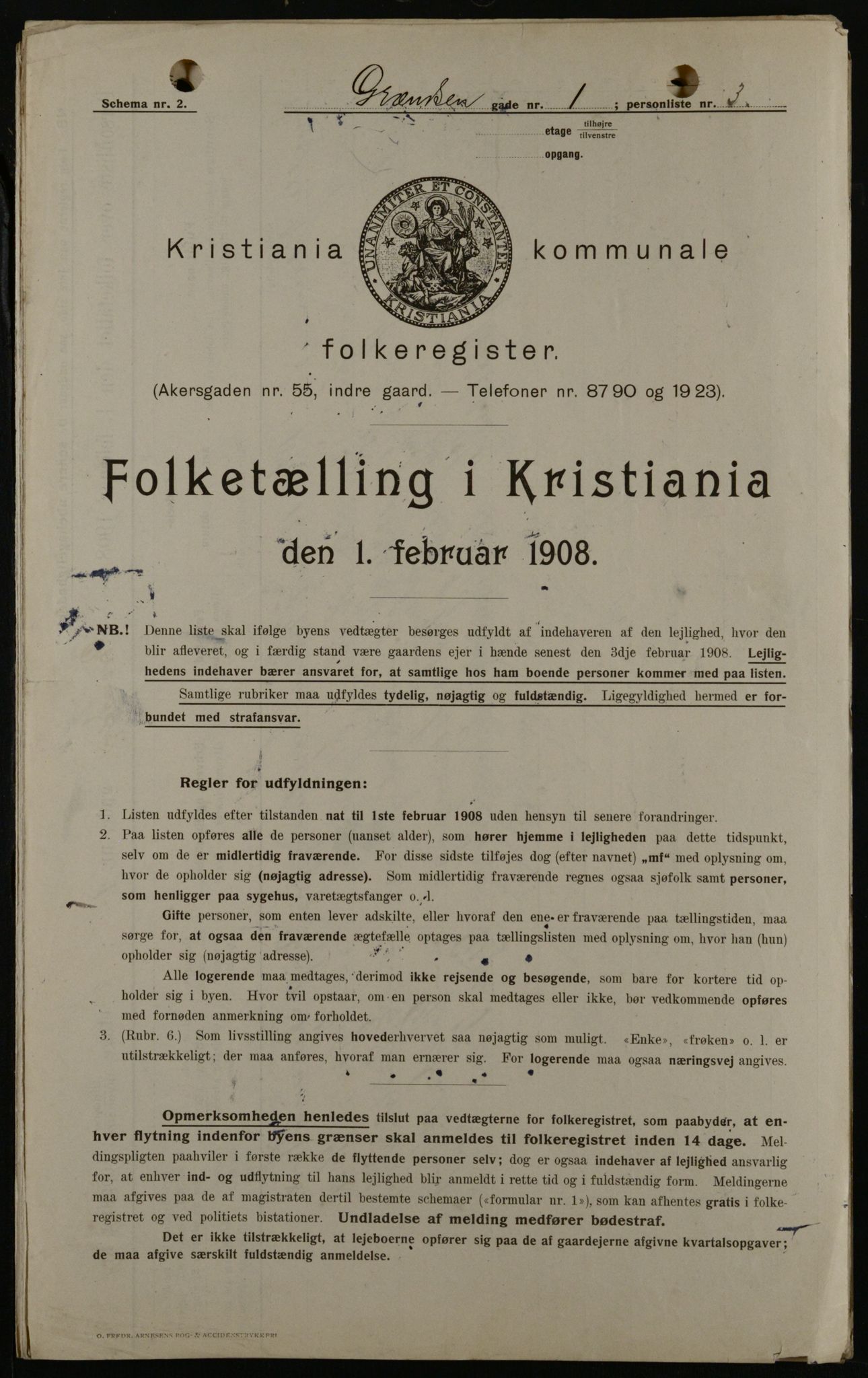 OBA, Municipal Census 1908 for Kristiania, 1908, p. 26739