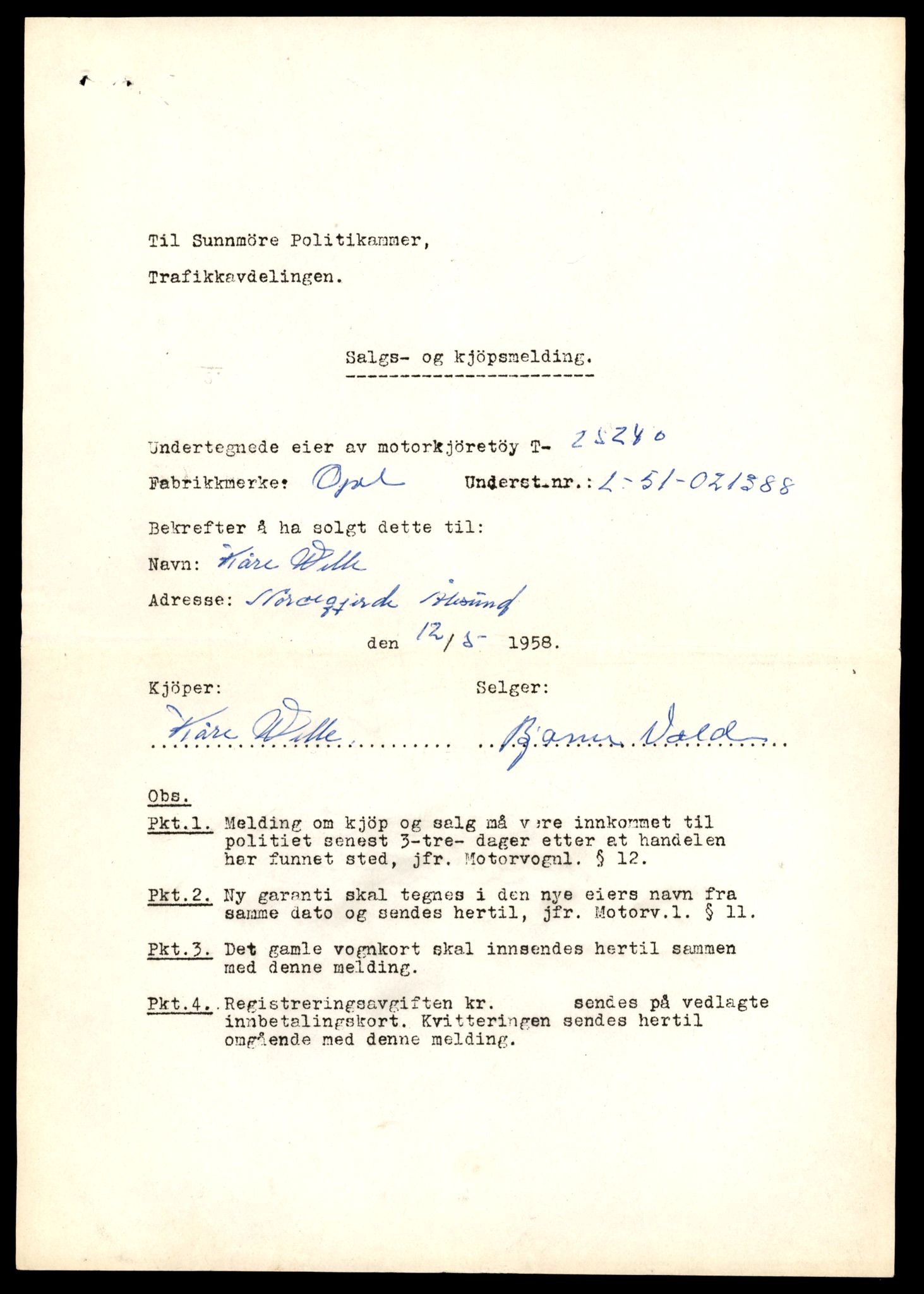 Møre og Romsdal vegkontor - Ålesund trafikkstasjon, AV/SAT-A-4099/F/Fe/L0045: Registreringskort for kjøretøy T 14320 - T 14444, 1927-1998, p. 2747