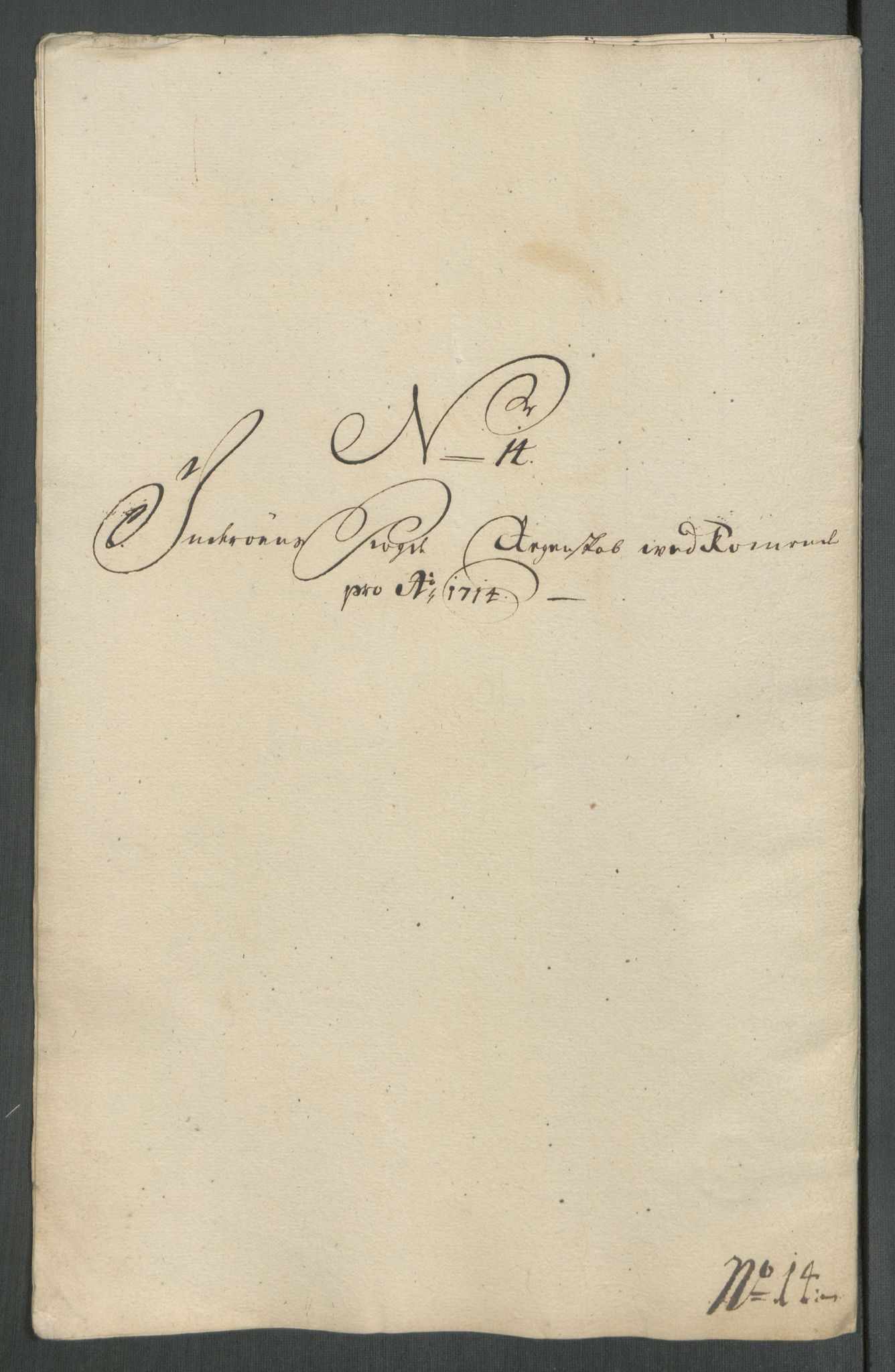 Rentekammeret inntil 1814, Reviderte regnskaper, Fogderegnskap, AV/RA-EA-4092/R63/L4322: Fogderegnskap Inderøy, 1714, p. 227