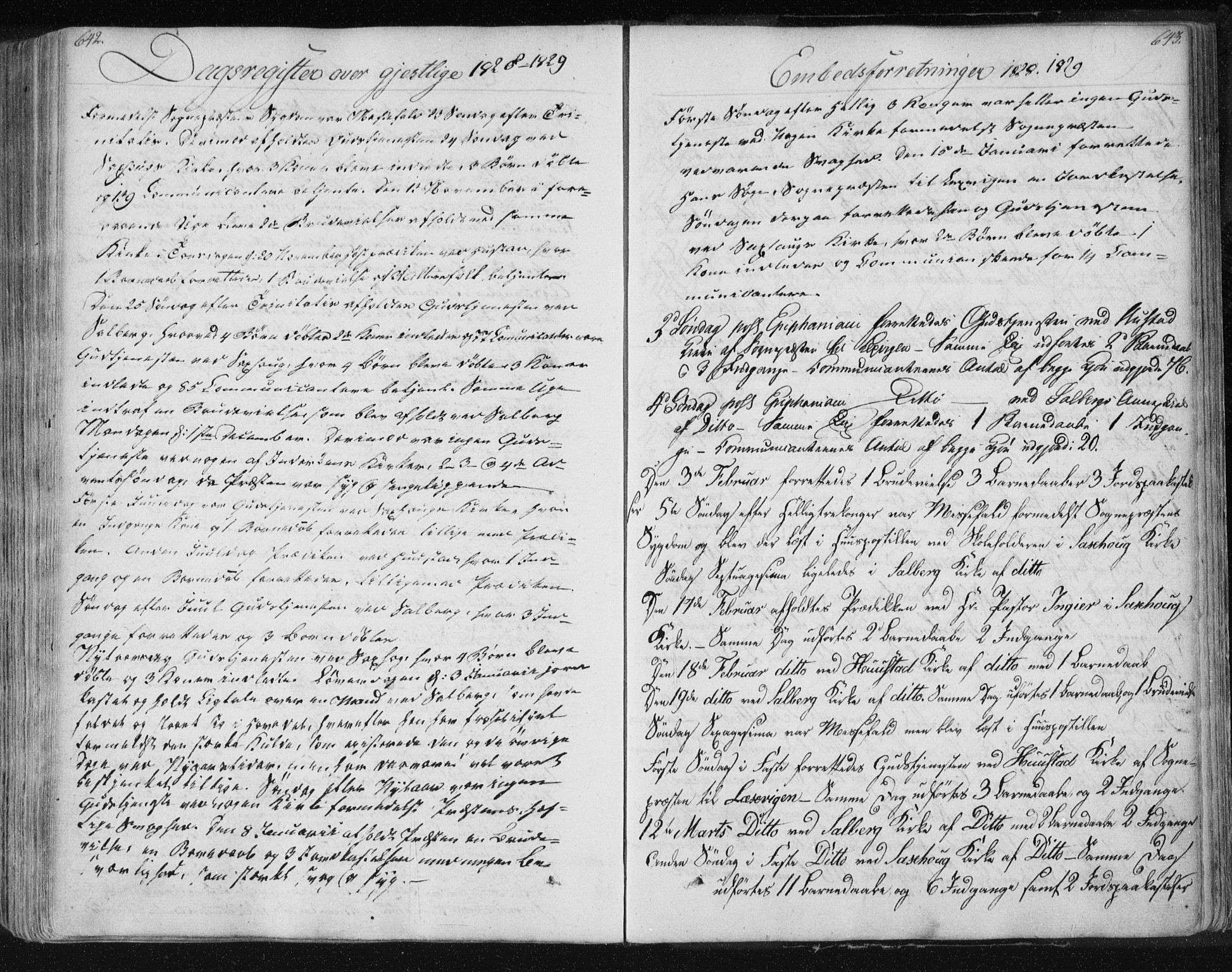 Ministerialprotokoller, klokkerbøker og fødselsregistre - Nord-Trøndelag, SAT/A-1458/730/L0276: Parish register (official) no. 730A05, 1822-1830, p. 642-643