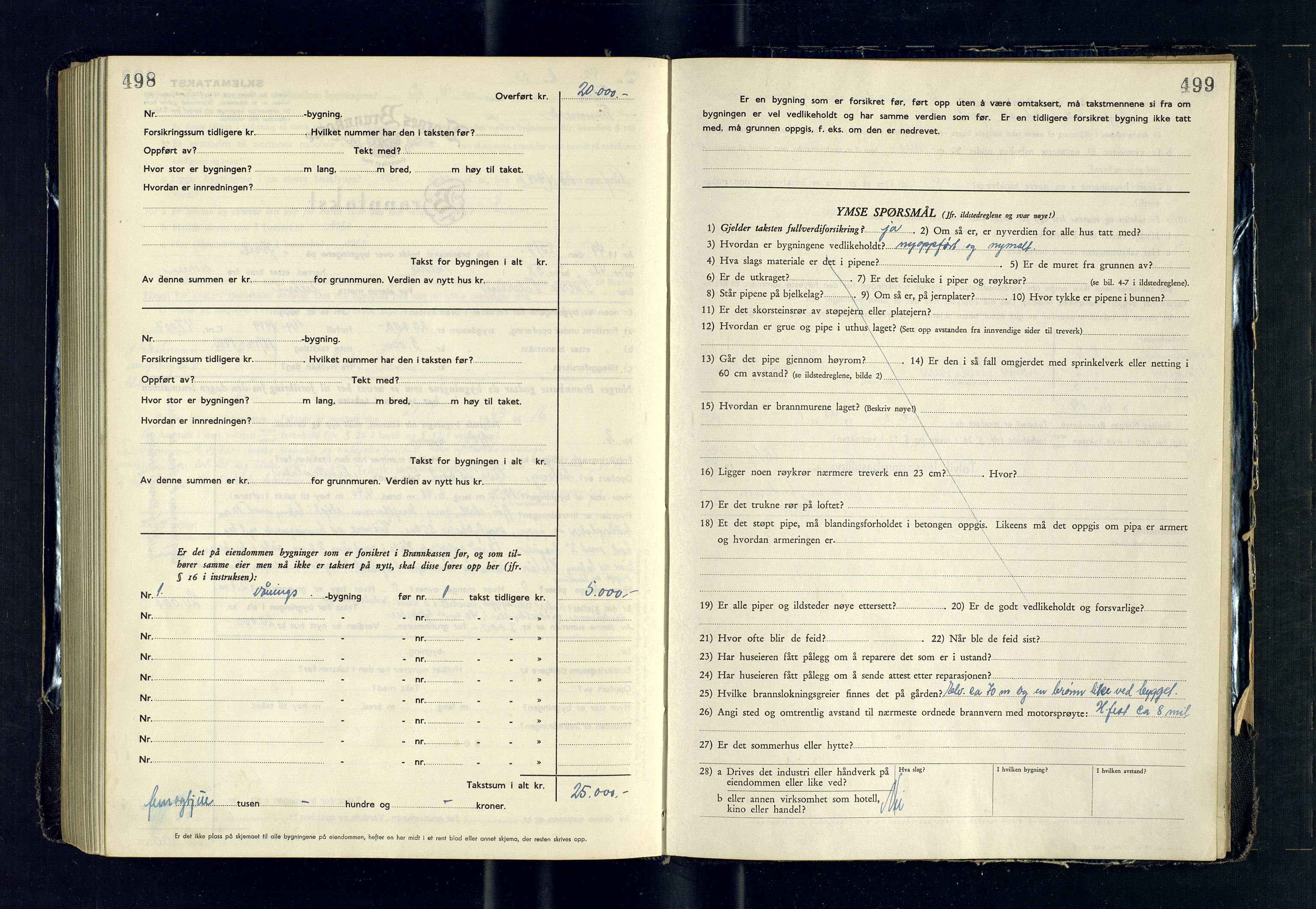 Alta lensmannskontor, SATØ/S-1165/O/Ob/L0180: Branntakstprotokoll, 1949, p. 498-499