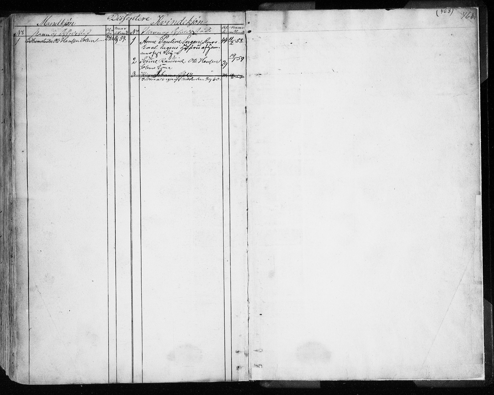Hammerfest sokneprestkontor, AV/SATØ-S-1347/H/Ha/L0005.kirke: Parish register (official) no. 5, 1857-1869, p. 468
