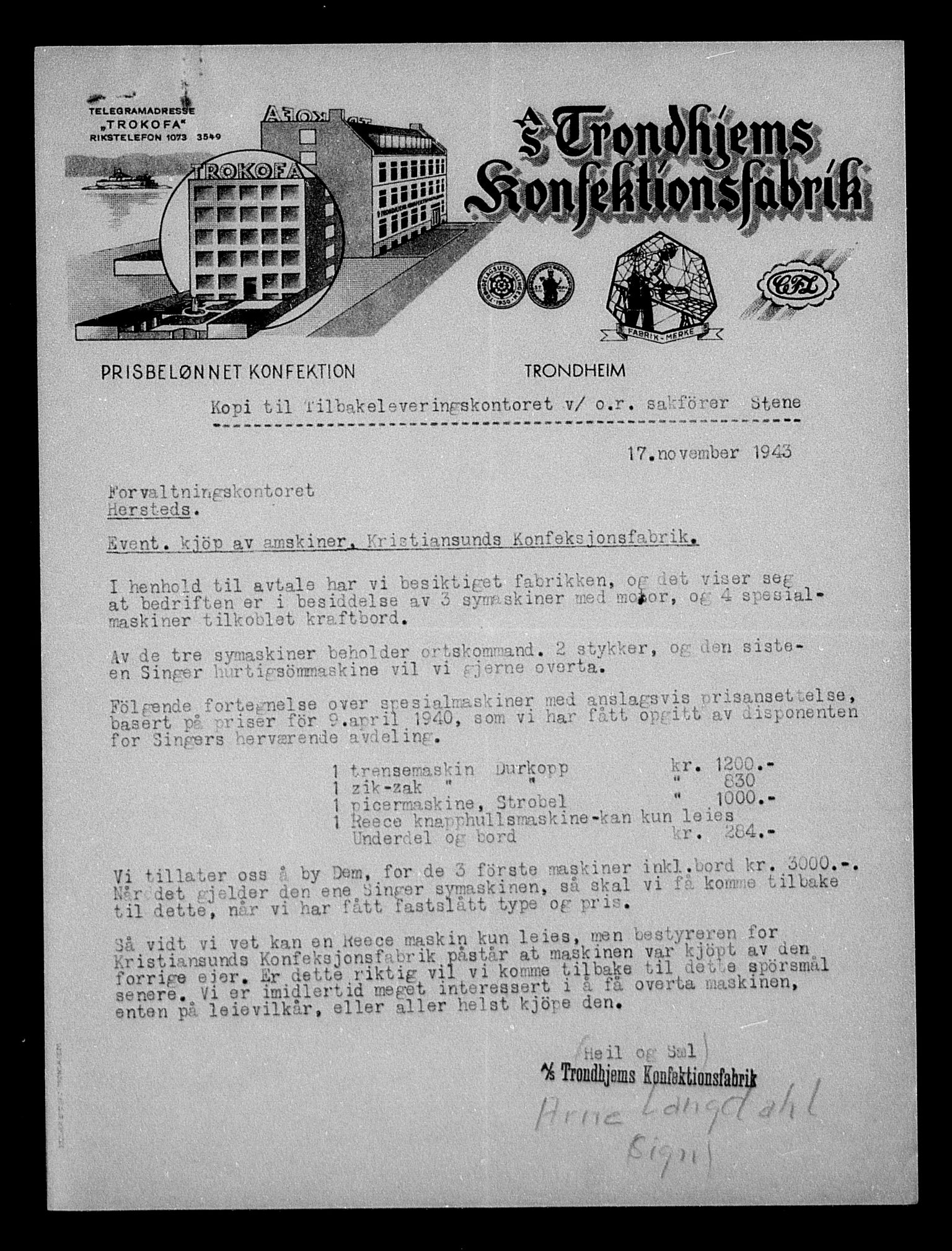 Justisdepartementet, Tilbakeføringskontoret for inndratte formuer, RA/S-1564/H/Hc/Hcb/L0914: --, 1945-1947, p. 161