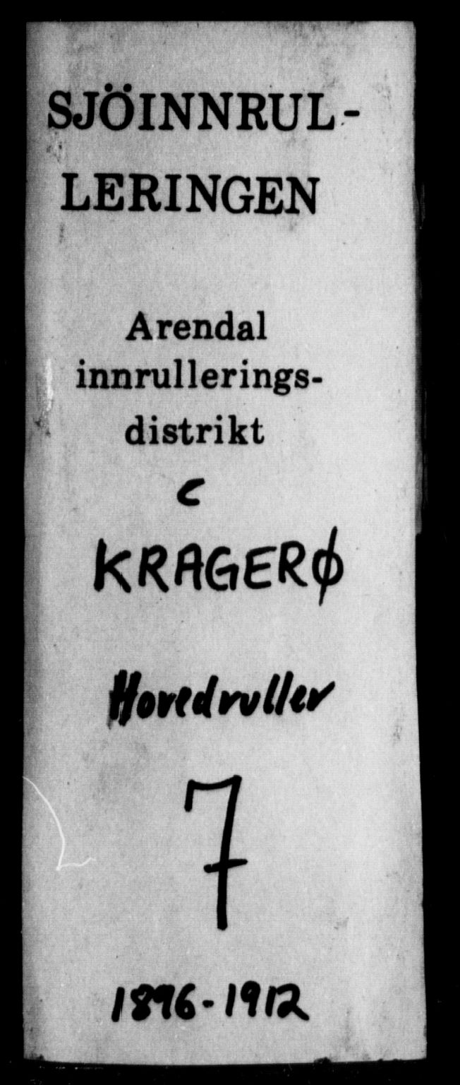 Kragerø innrulleringskontor, SAKO/A-830/F/Fc/L0007: Hovedrulle, 1896-1912, p. 1