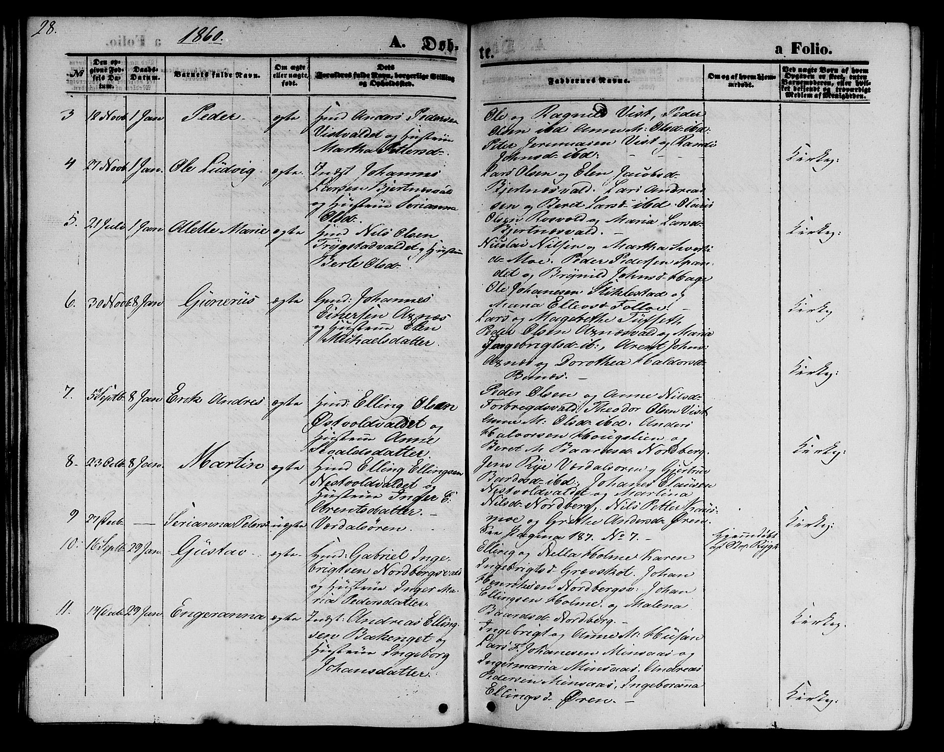 Ministerialprotokoller, klokkerbøker og fødselsregistre - Nord-Trøndelag, SAT/A-1458/723/L0254: Parish register (copy) no. 723C02, 1858-1868, p. 28