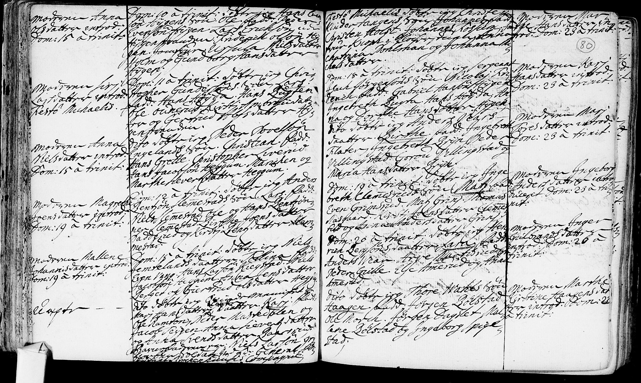 Røyken kirkebøker, AV/SAKO-A-241/F/Fa/L0002: Parish register (official) no. 2, 1731-1782, p. 80