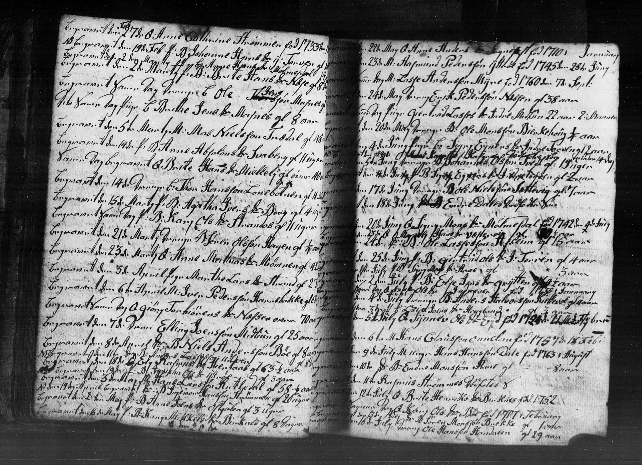 Gulen sokneprestembete, AV/SAB-A-80201/H/Hab: Parish register (copy) no. A 2, 1791-1814