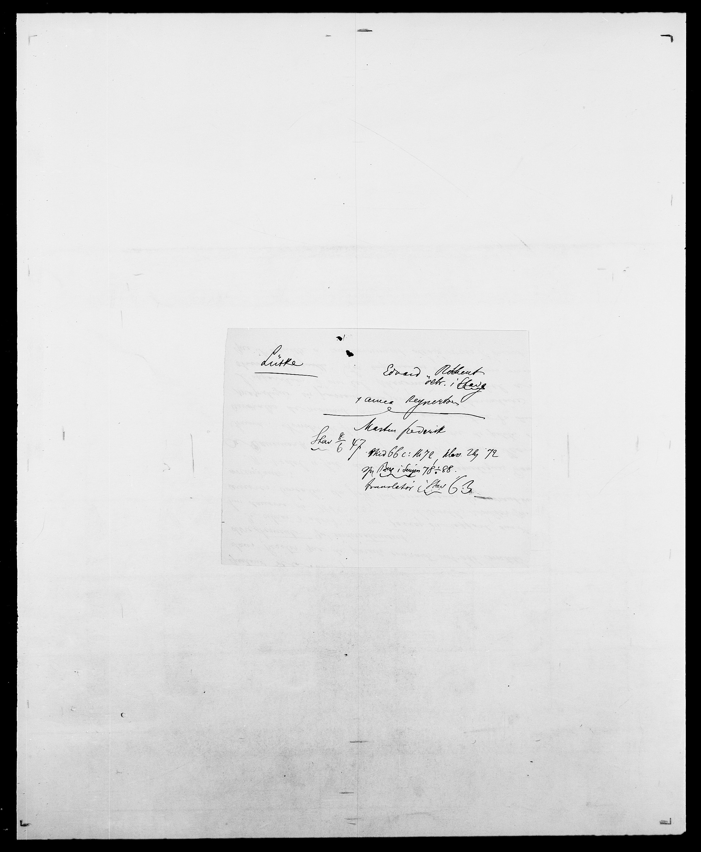 Delgobe, Charles Antoine - samling, SAO/PAO-0038/D/Da/L0024: Lobech - Lærum, p. 791
