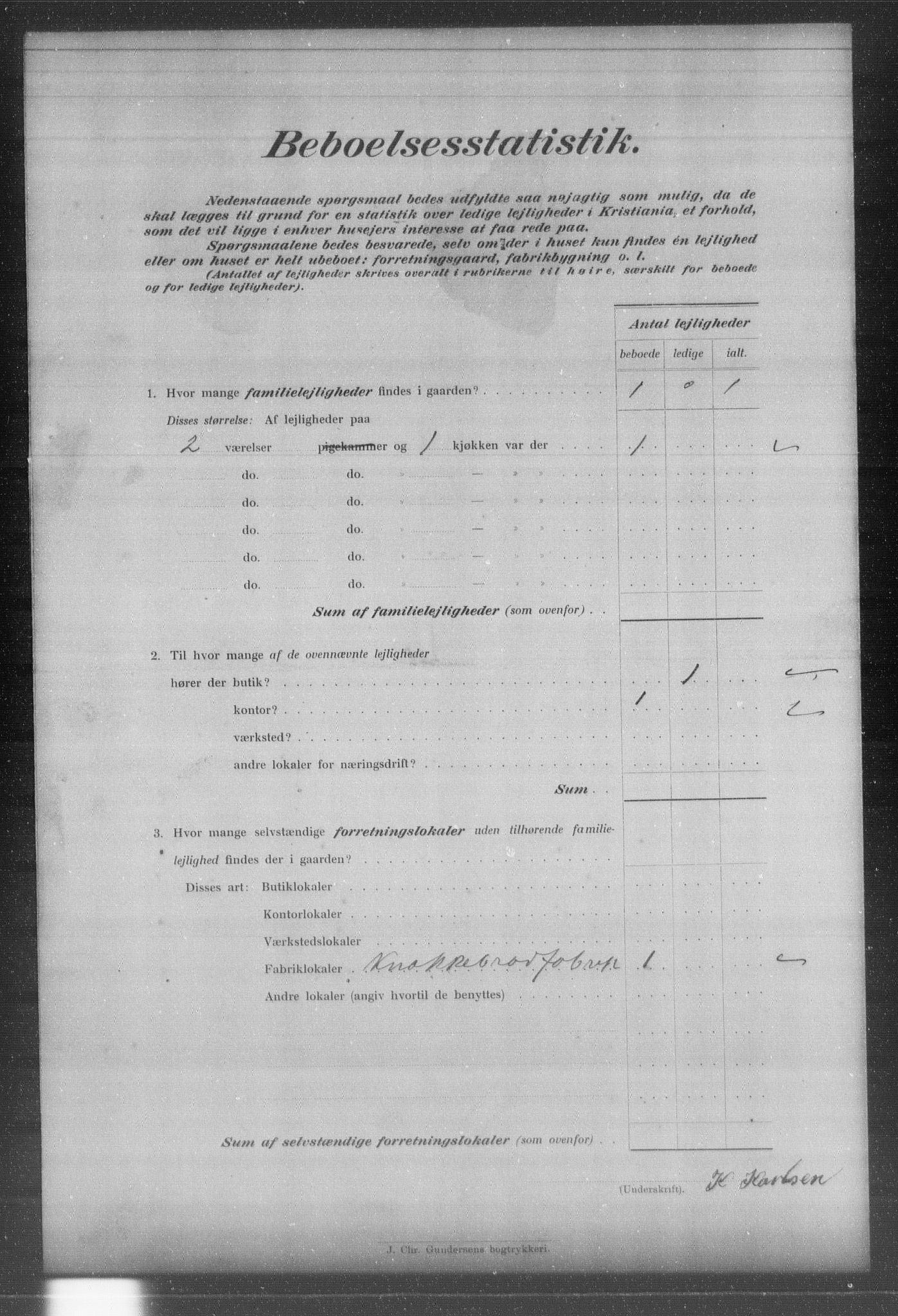 OBA, Municipal Census 1903 for Kristiania, 1903, p. 18720