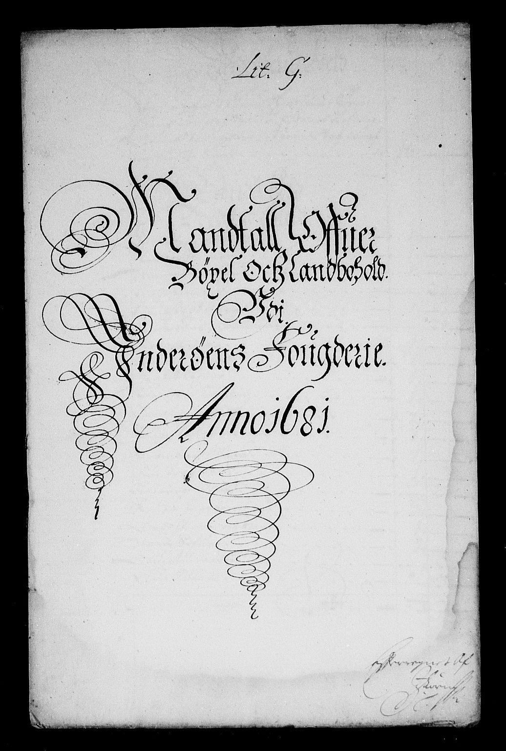 Rentekammeret inntil 1814, Reviderte regnskaper, Stiftamtstueregnskaper, Trondheim stiftamt og Nordland amt, RA/EA-6044/R/Rf/L0064: Trondheim stiftamt, 1681