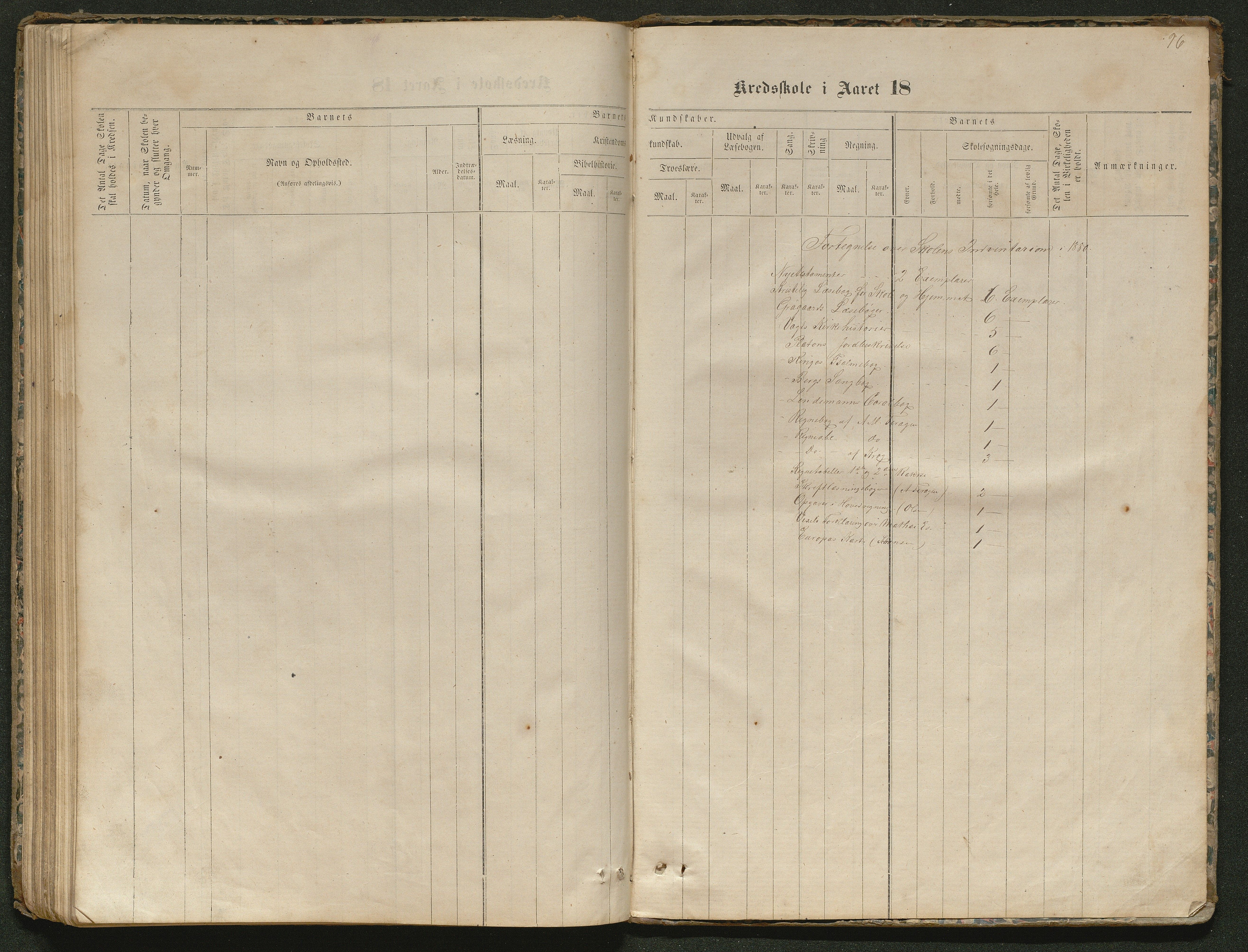 Iveland kommune, De enkelte kretsene/Skolene, AAKS/KA0935-550/A_5/L0003: Dagbok for Vatnstraum og Eieland krets, 1864-1891, p. 94