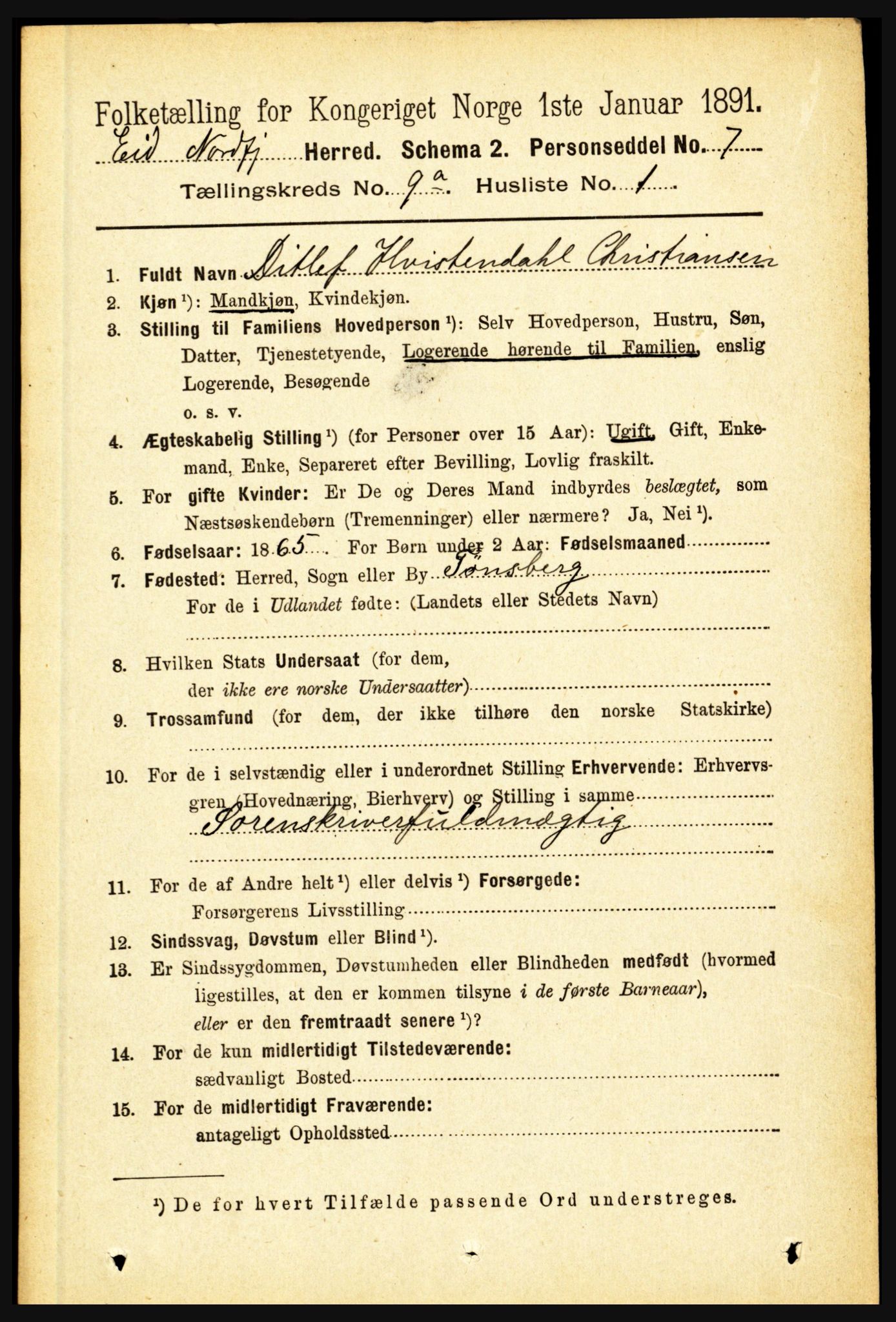 RA, 1891 census for 1443 Eid, 1891, p. 2196