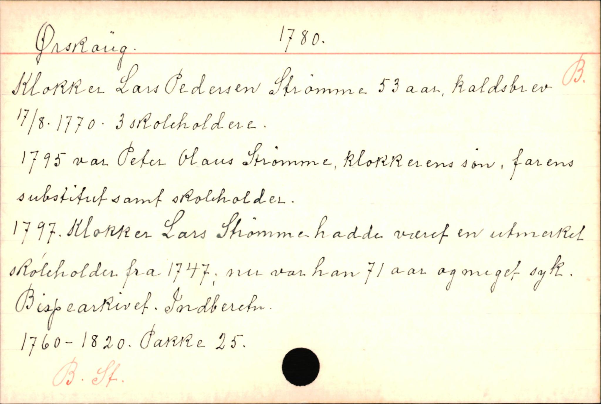 Haugen, Johannes - lærer, AV/SAB-SAB/PA-0036/01/L0001: Om klokkere og lærere, 1521-1904, p. 11093