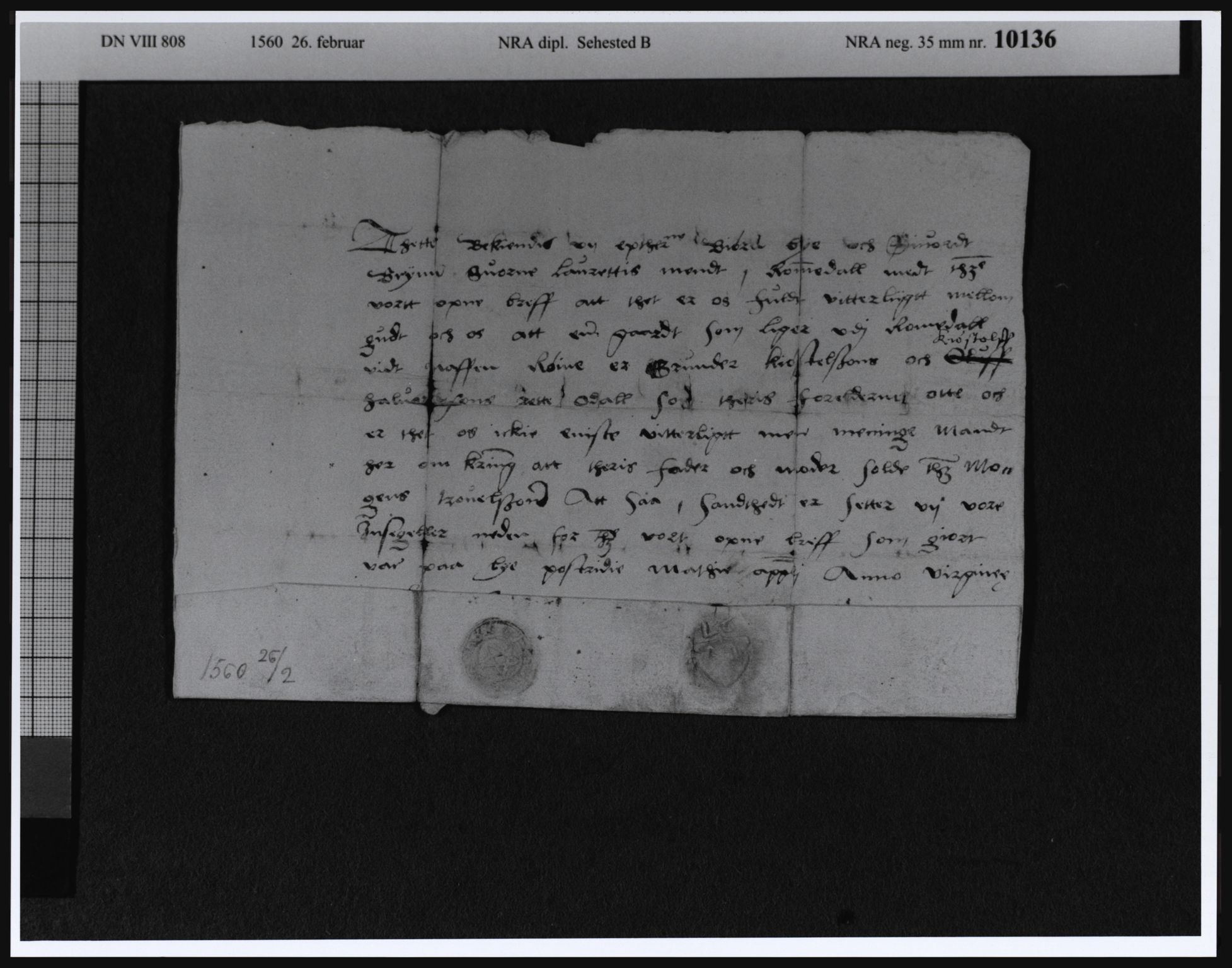 Riksarkivets diplomsamling, AV/RA-EA-5965/F07/F07b, 1392-1671, p. 13