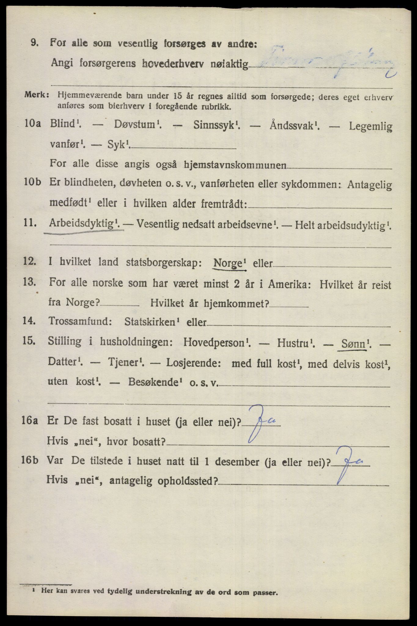 SAKO, 1920 census for Ådal, 1920, p. 4639