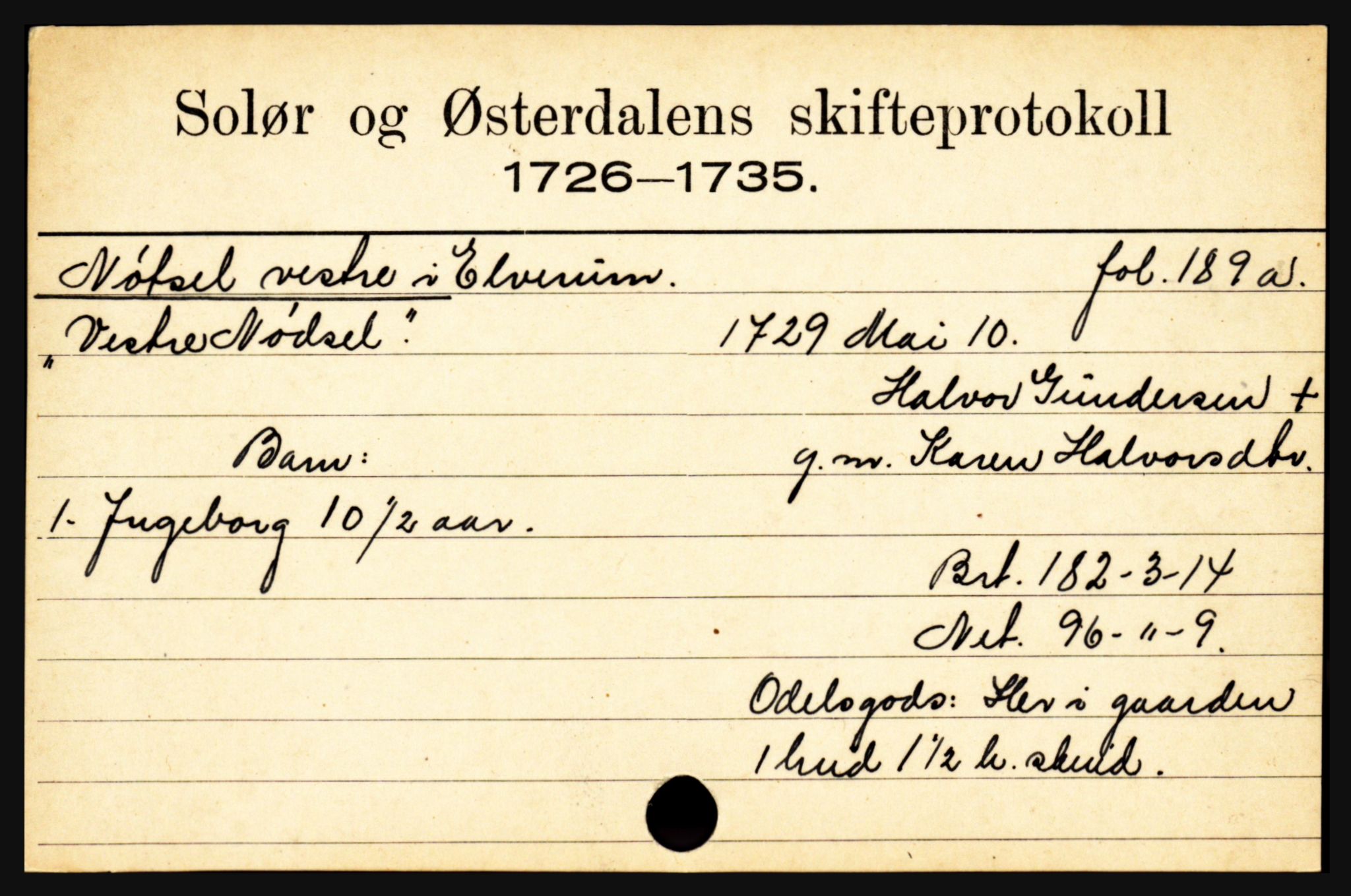 Solør og Østerdalen sorenskriveri, SAH/TING-024/J, 1716-1774, p. 4355