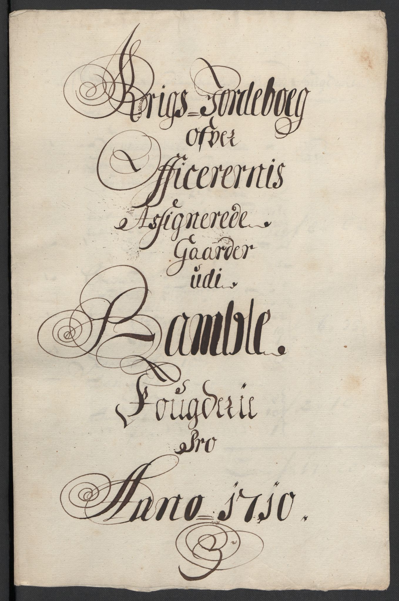 Rentekammeret inntil 1814, Reviderte regnskaper, Fogderegnskap, RA/EA-4092/R36/L2119: Fogderegnskap Øvre og Nedre Telemark og Bamble, 1710, p. 131