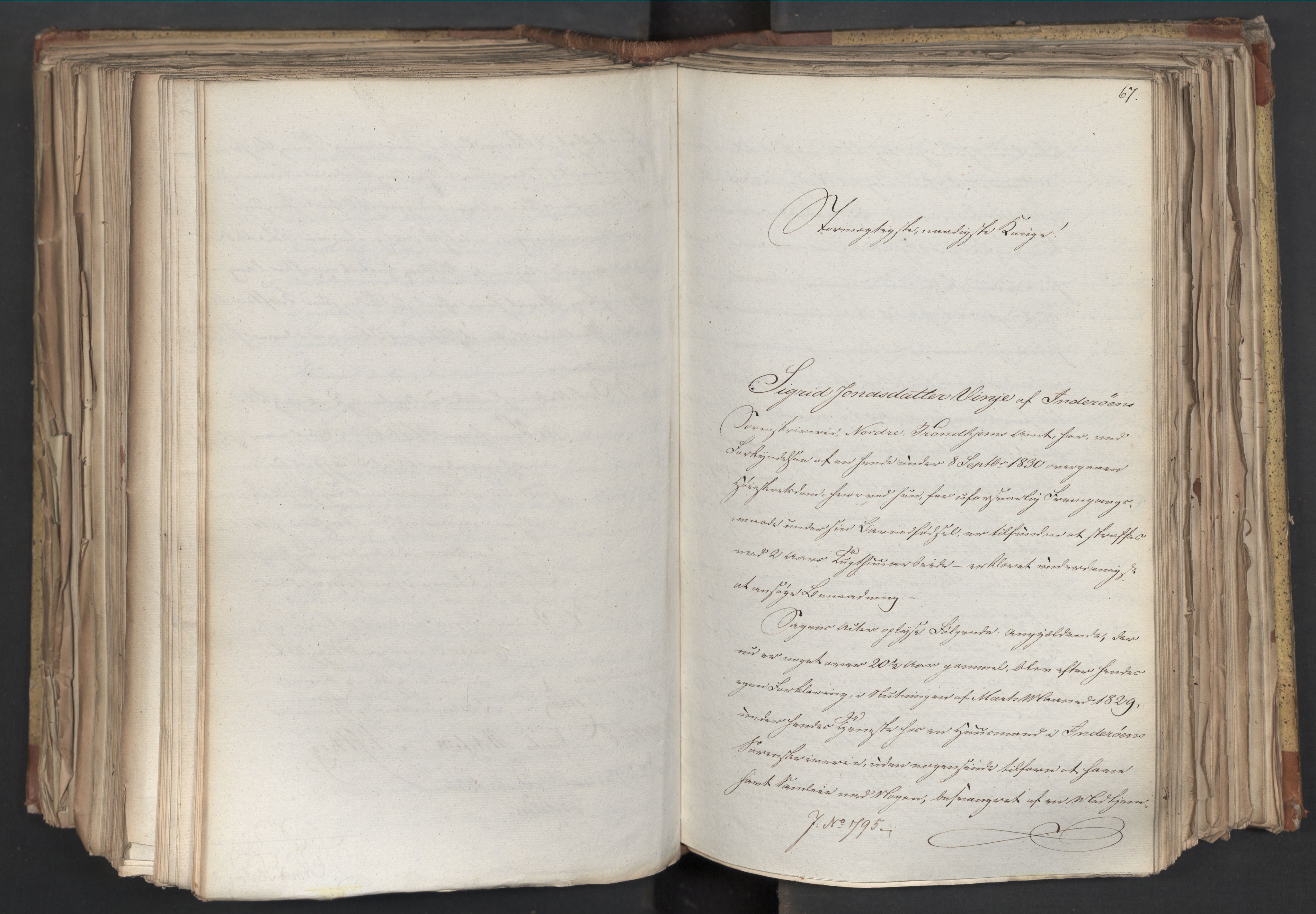 Statsrådsavdelingen i Stockholm, AV/RA-S-1003/D/Da/L0068: Regjeringsinnstillinger nr. 660-876, 1830, p. 472