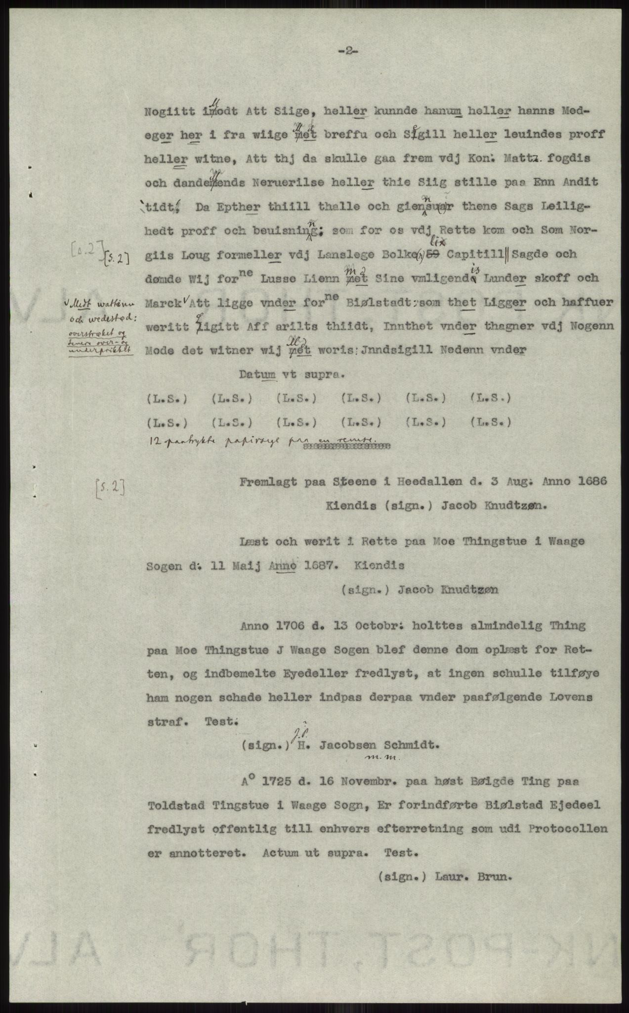 Samlinger til kildeutgivelse, Diplomavskriftsamlingen, AV/RA-EA-4053/H/Ha, p. 232