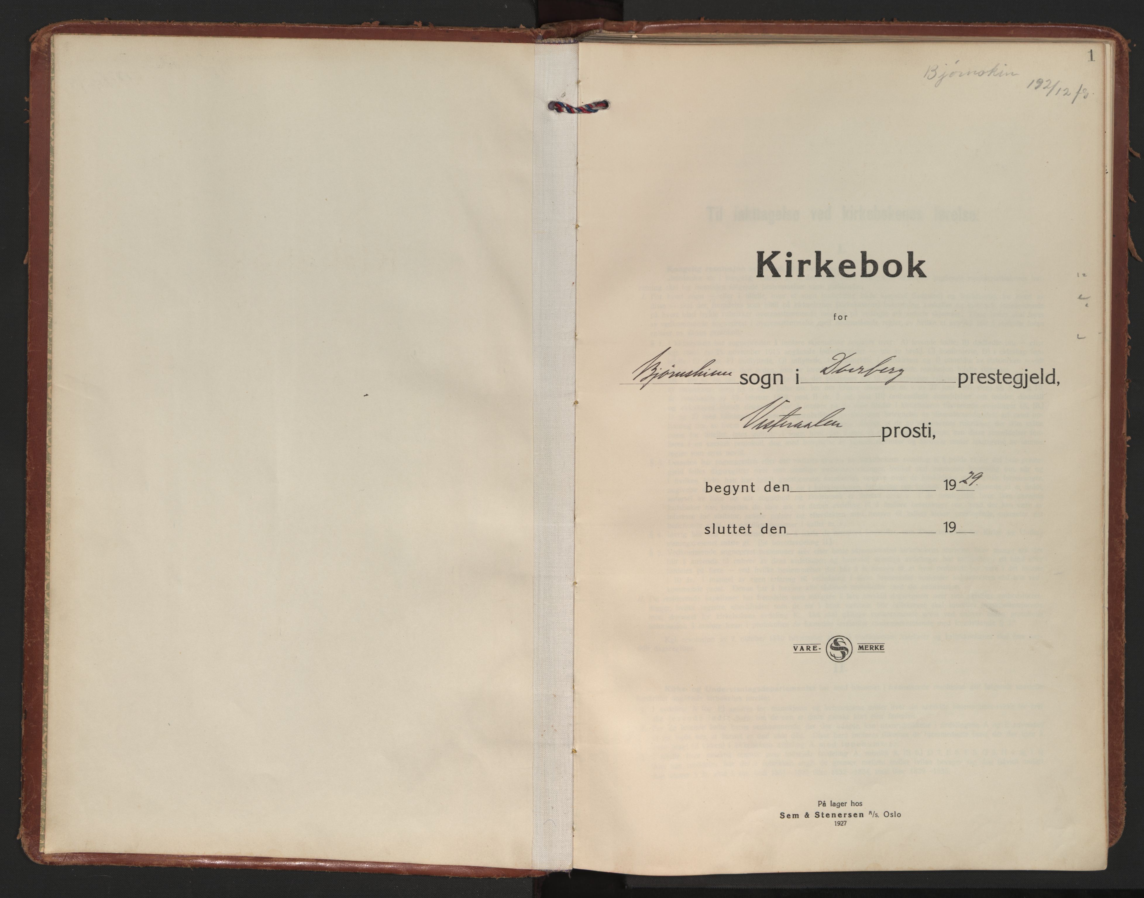 Ministerialprotokoller, klokkerbøker og fødselsregistre - Nordland, SAT/A-1459/898/L1424: Parish register (official) no. 898A04, 1928-1946, p. 1