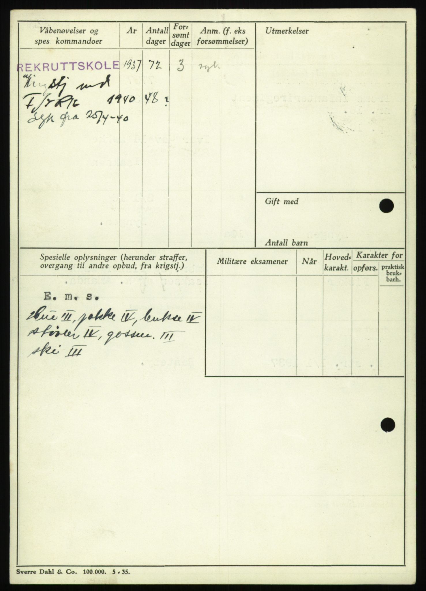 Forsvaret, Troms infanteriregiment nr. 16, AV/RA-RAFA-3146/P/Pa/L0021: Rulleblad for regimentets menige mannskaper, årsklasse 1937, 1937, p. 426