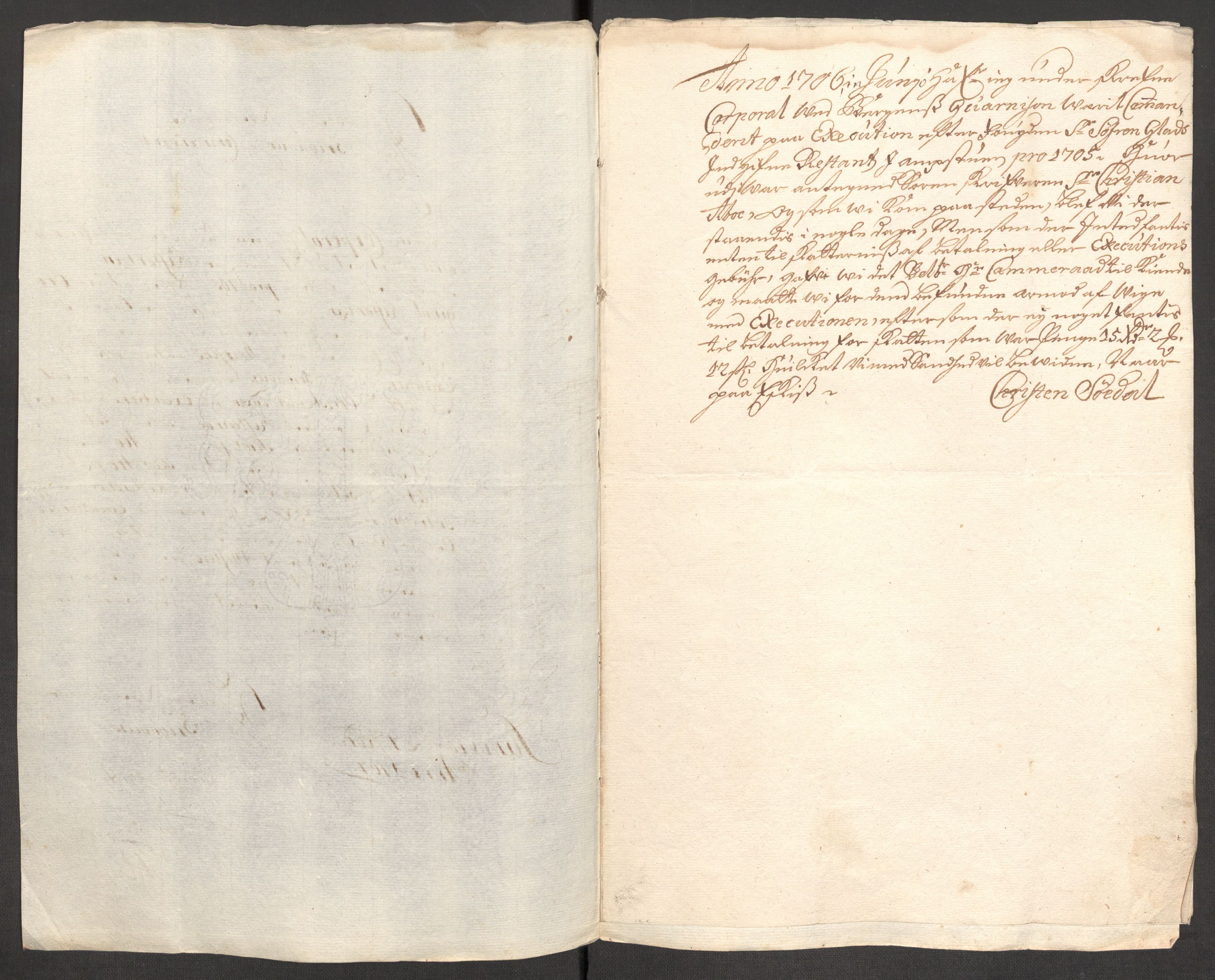 Rentekammeret inntil 1814, Reviderte regnskaper, Fogderegnskap, RA/EA-4092/R51/L3188: Fogderegnskap Nordhordland og Voss, 1706-1707, p. 56