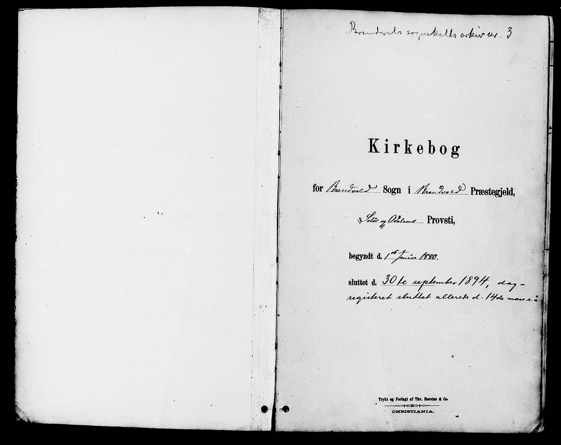 Brandval prestekontor, AV/SAH-PREST-034/H/Ha/Haa/L0002: Parish register (official) no. 2, 1880-1894