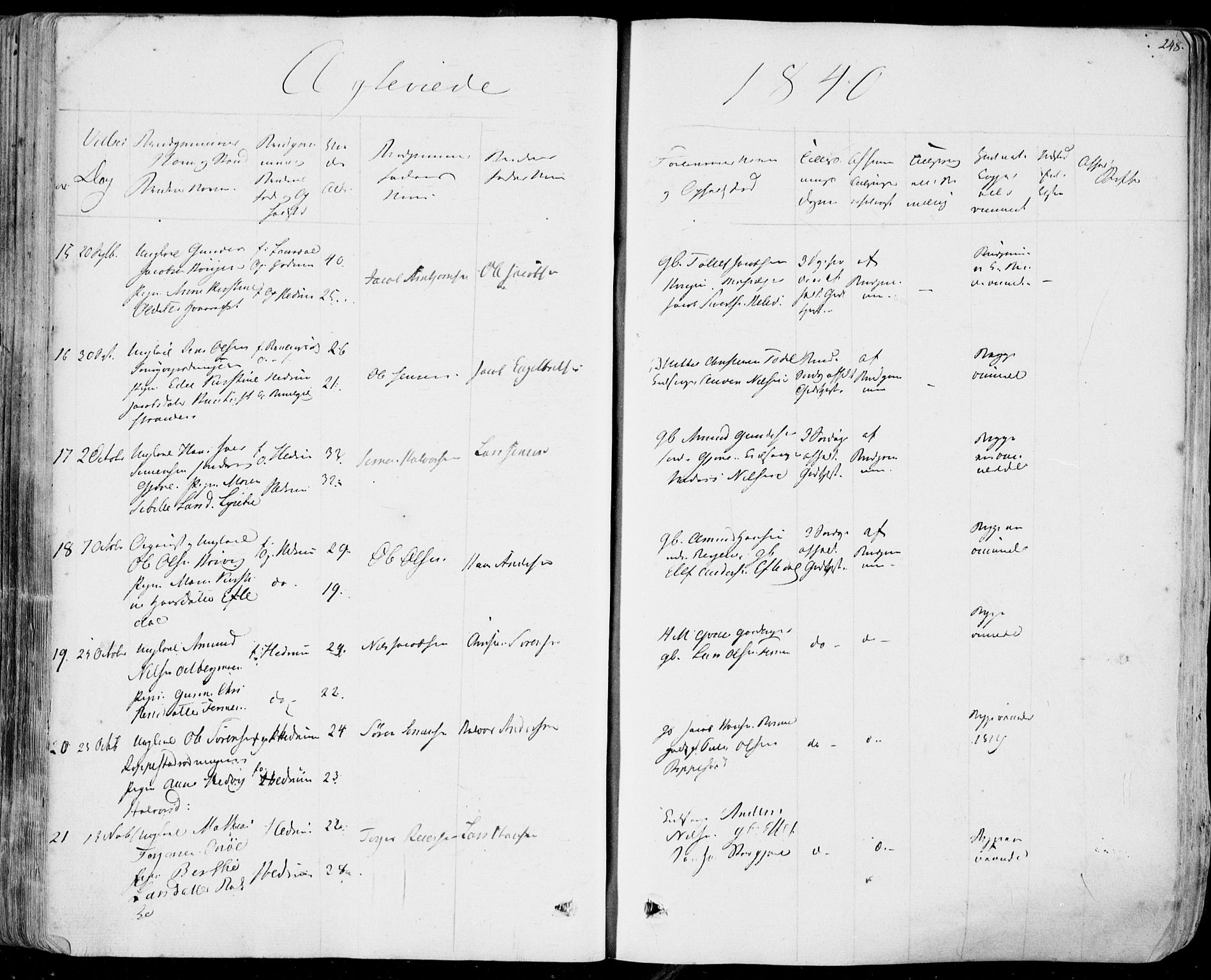 Hedrum kirkebøker, AV/SAKO-A-344/F/Fa/L0005: Parish register (official) no. I 5, 1835-1848, p. 248