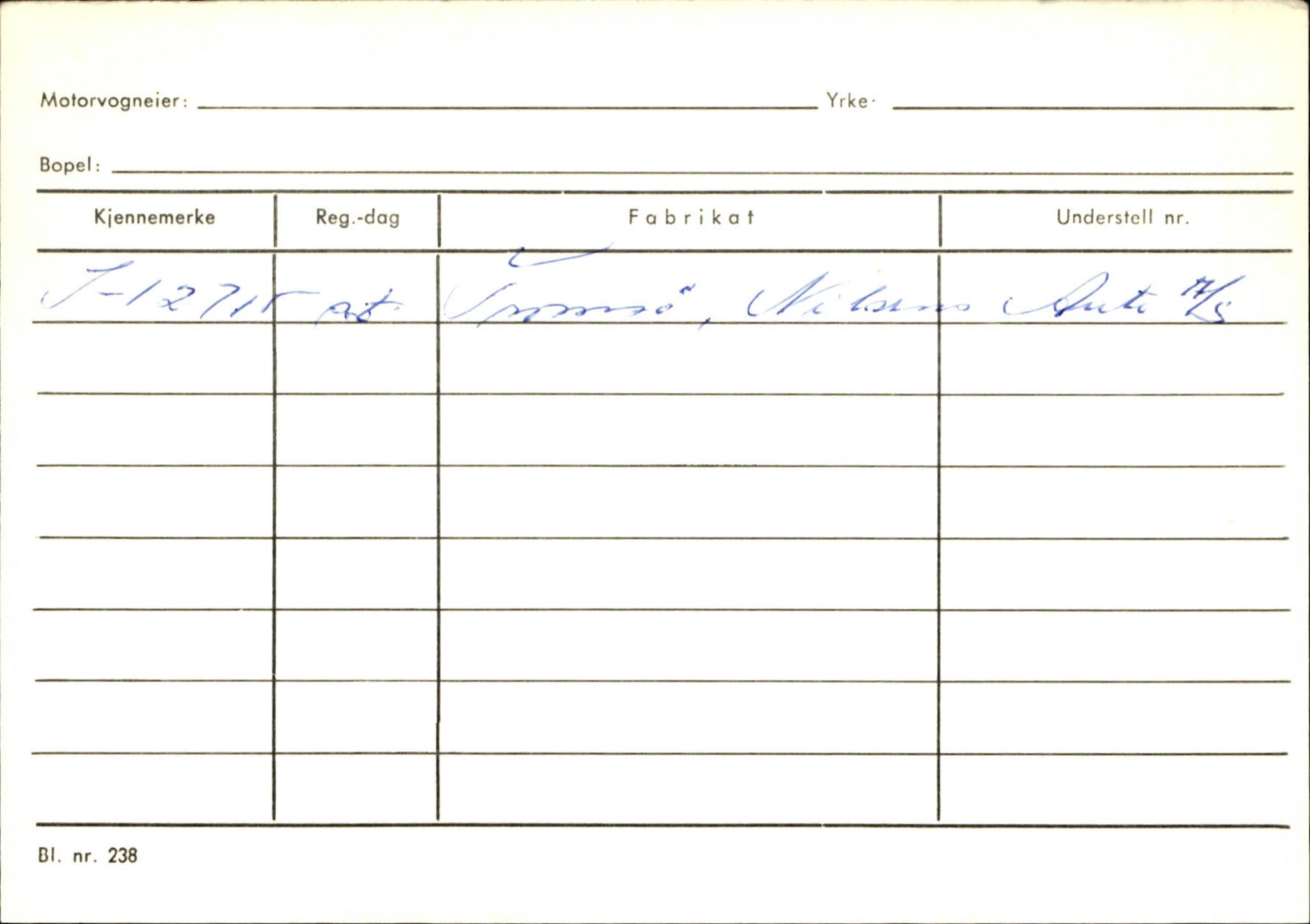 Statens vegvesen, Sogn og Fjordane vegkontor, SAB/A-5301/4/F/L0130: Eigarregister Eid T-Å. Høyanger A-O, 1945-1975, p. 2025