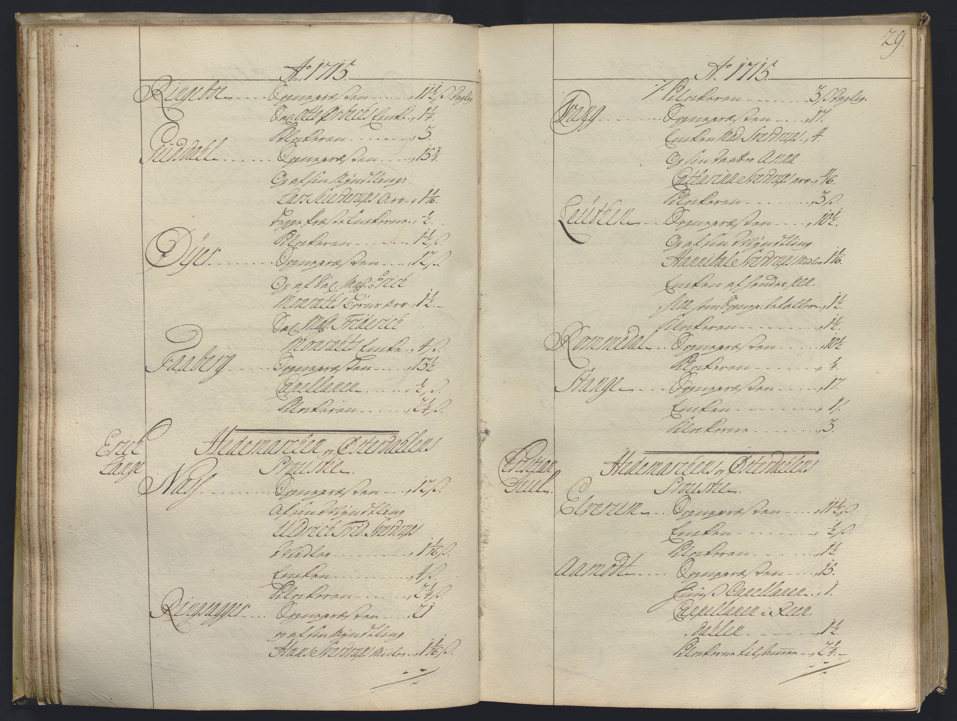 Kristiania stiftamt, AV/SAO-A-10386/B/Ba/L0004: Kopibok, 1715-1717, p. 28b-29a