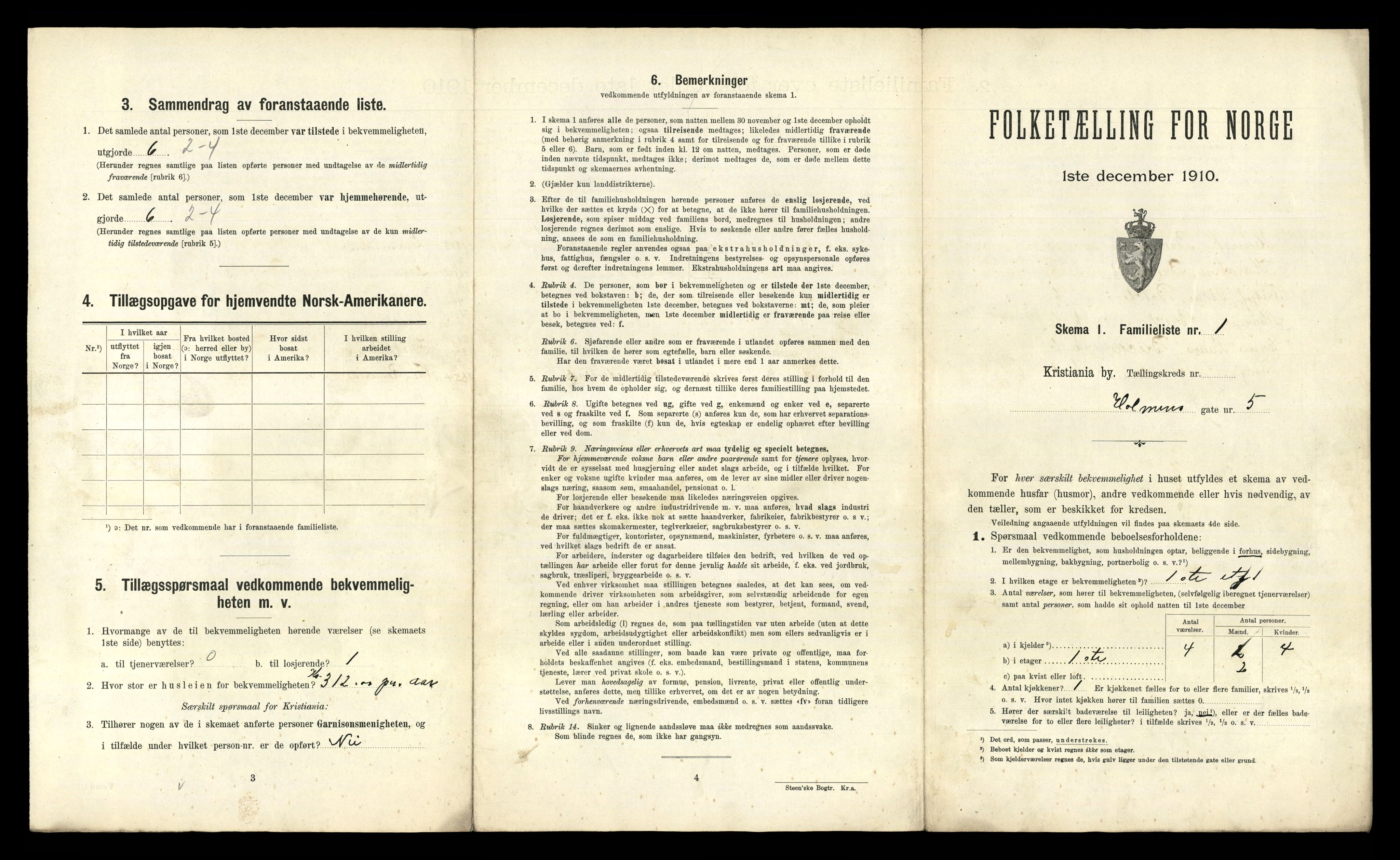 RA, 1910 census for Kristiania, 1910, p. 39989