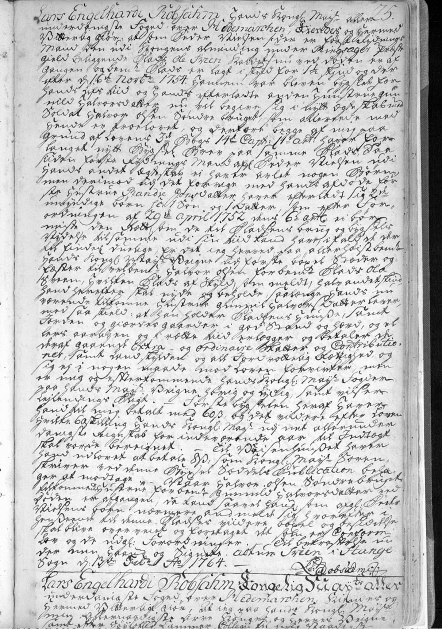 Hedemarken fogderi, AV/SAH-FOGDH-001/F/Fb/Fba/L0001: Bygselprotokoll, 1711-1797, p. 25a