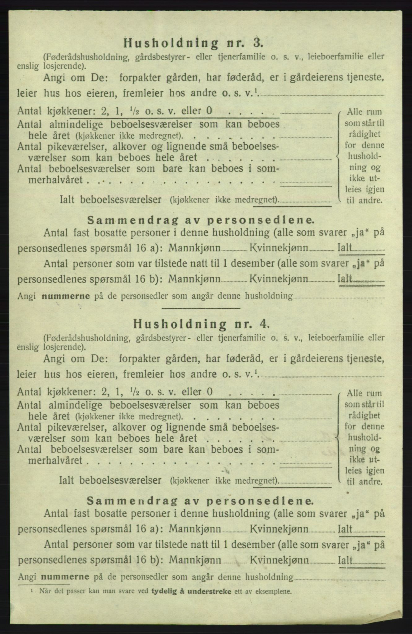 SAB, 1920 census for Kvinnherad, 1920, p. 933