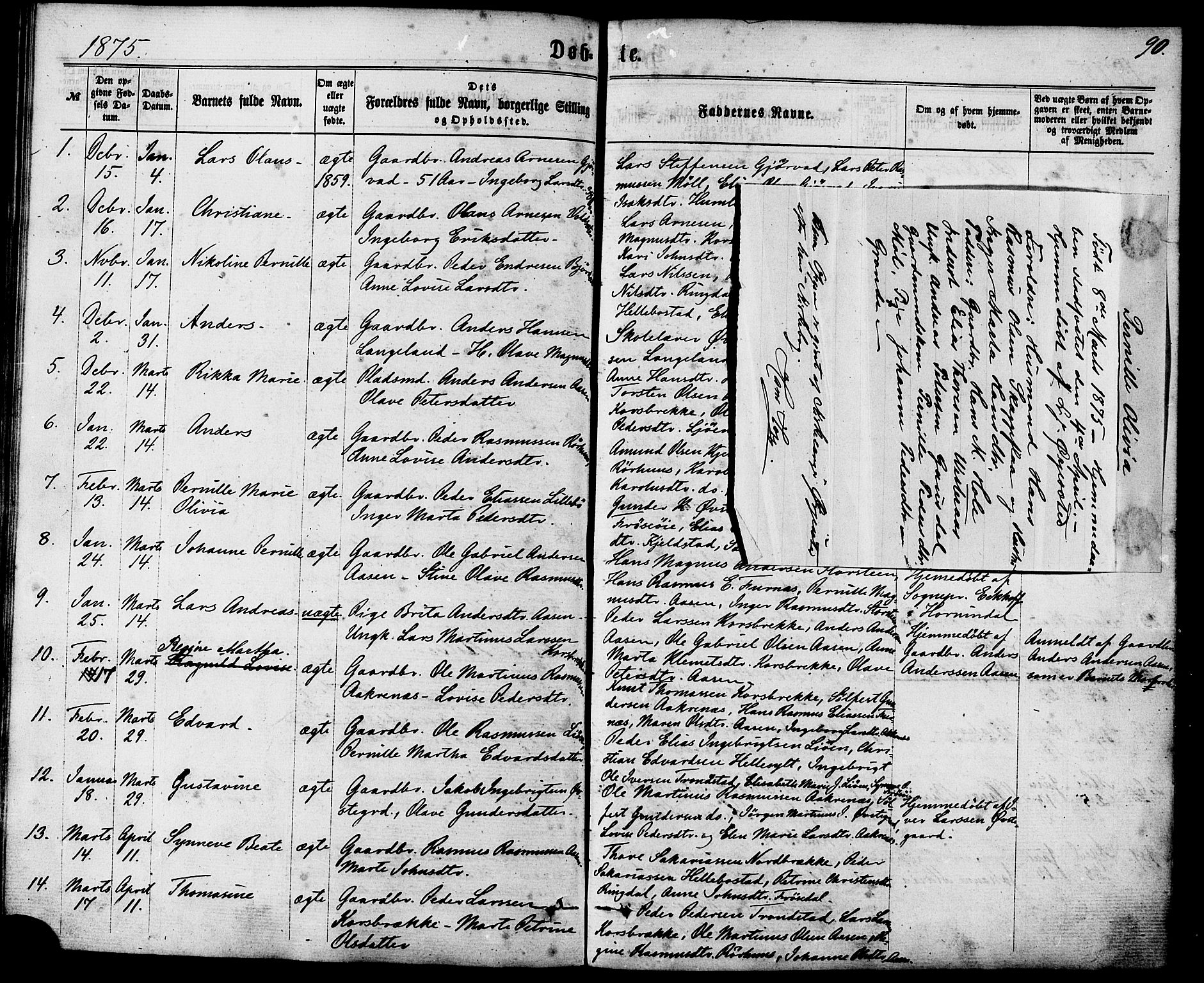 Ministerialprotokoller, klokkerbøker og fødselsregistre - Møre og Romsdal, AV/SAT-A-1454/517/L0226: Parish register (official) no. 517A06, 1862-1881, p. 90