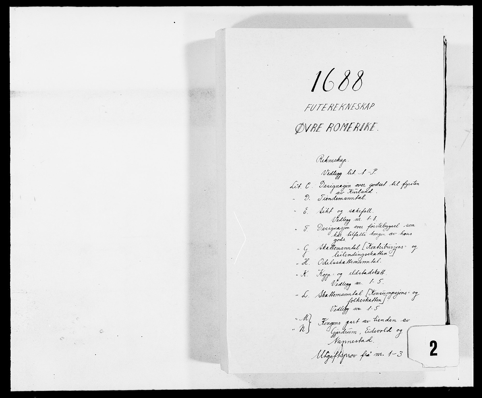 Rentekammeret inntil 1814, Reviderte regnskaper, Fogderegnskap, RA/EA-4092/R12/L0700: Fogderegnskap Øvre Romerike, 1687-1688, p. 234