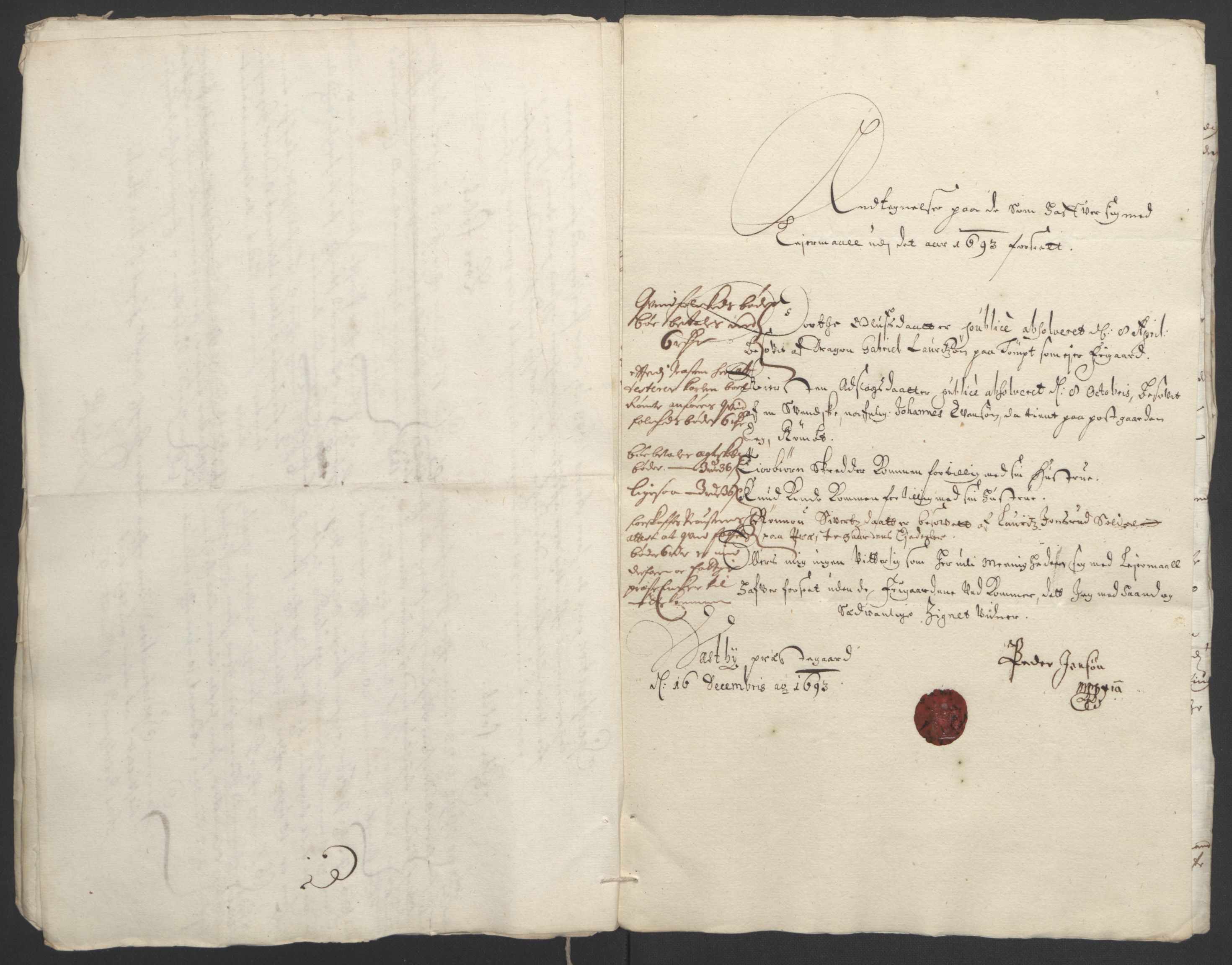 Rentekammeret inntil 1814, Reviderte regnskaper, Fogderegnskap, AV/RA-EA-4092/R09/L0437: Fogderegnskap Follo, 1692-1693, p. 257