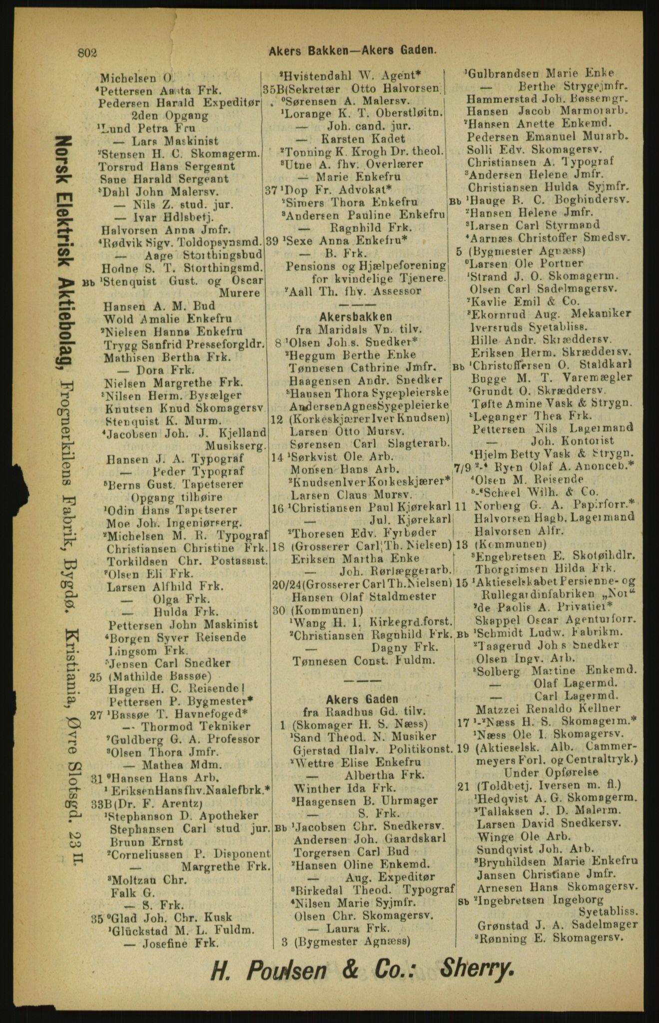 Kristiania/Oslo adressebok, PUBL/-, 1900, p. 802